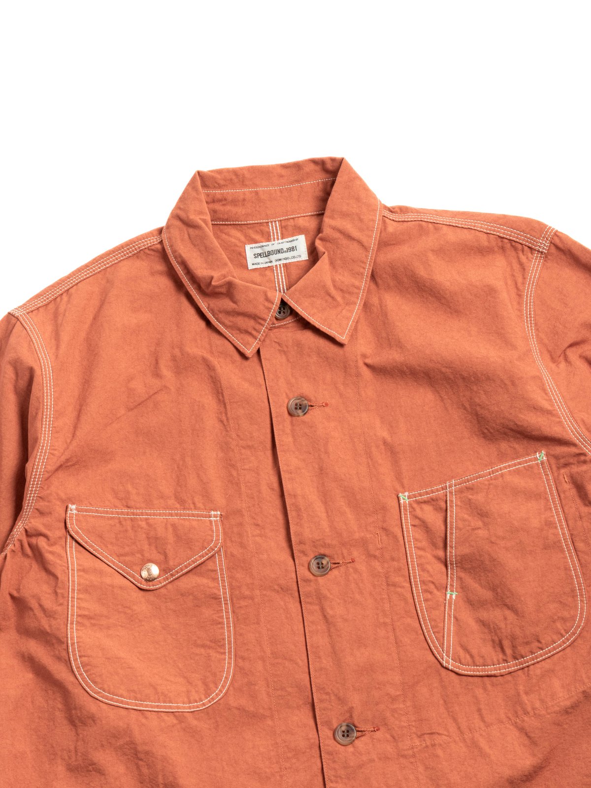 (48&ndash;928X) CANVAS COVERALL ORANGE - Image 1