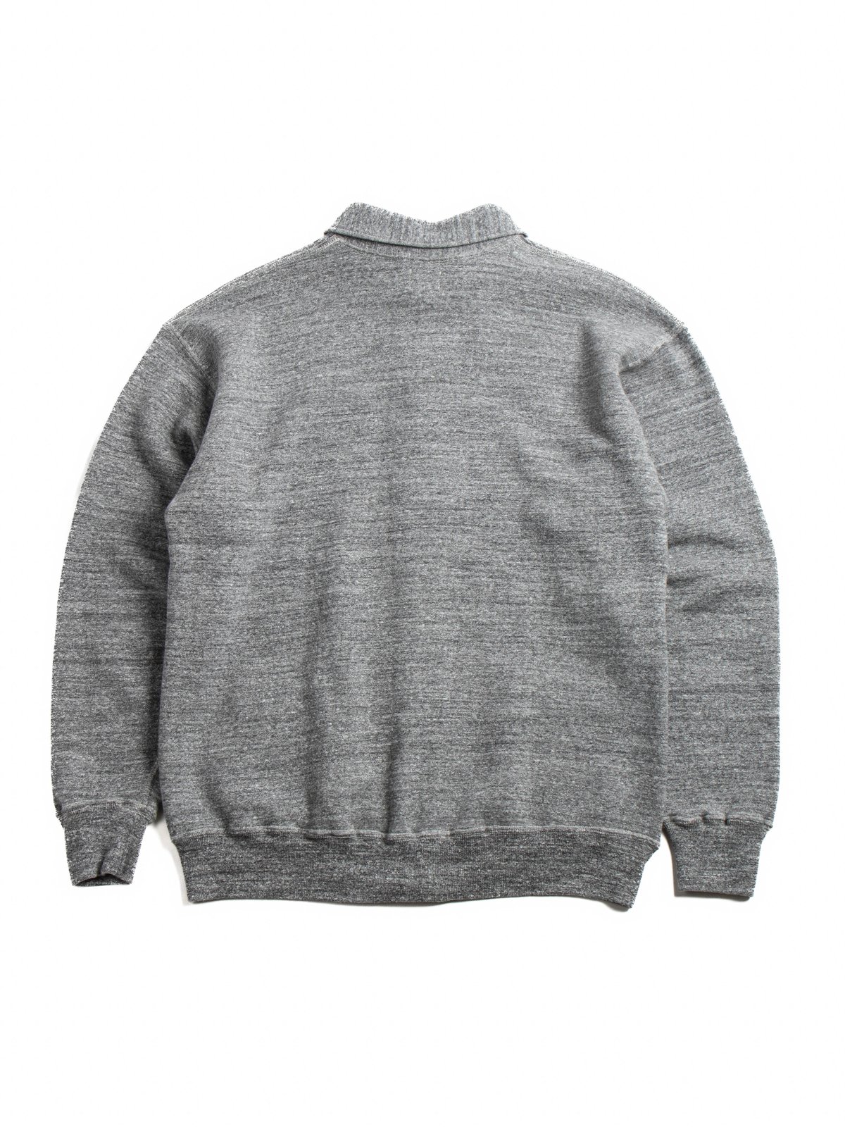 (LOT 86016) &ldquo;LOOP WHEEL&rdquo;SWEAT JACKET HEATHER CHARCOAL - Image 4