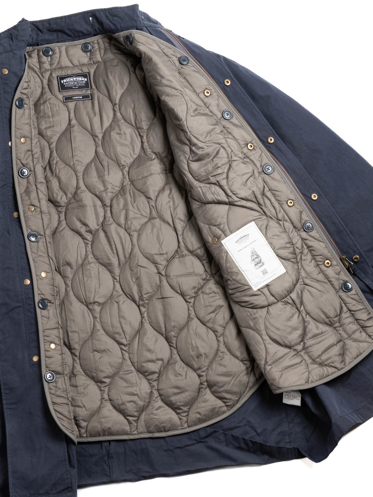 VINCENT M1965 FISHTAIL PARKA NAVY - Image 7