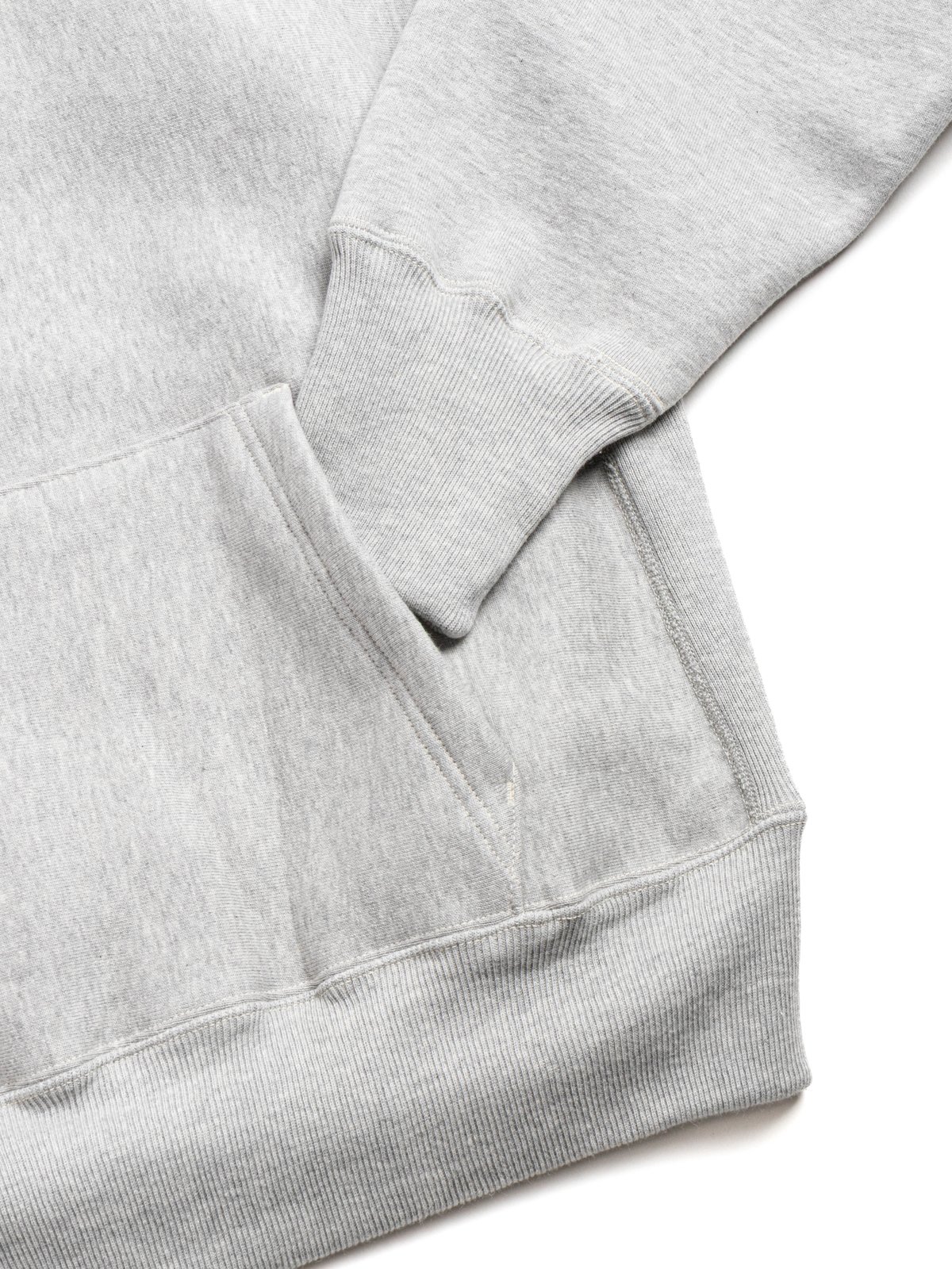 (LOT 484) REVERSE WEAVE HOOD NO.40 HEATHER GRAY - Image 4