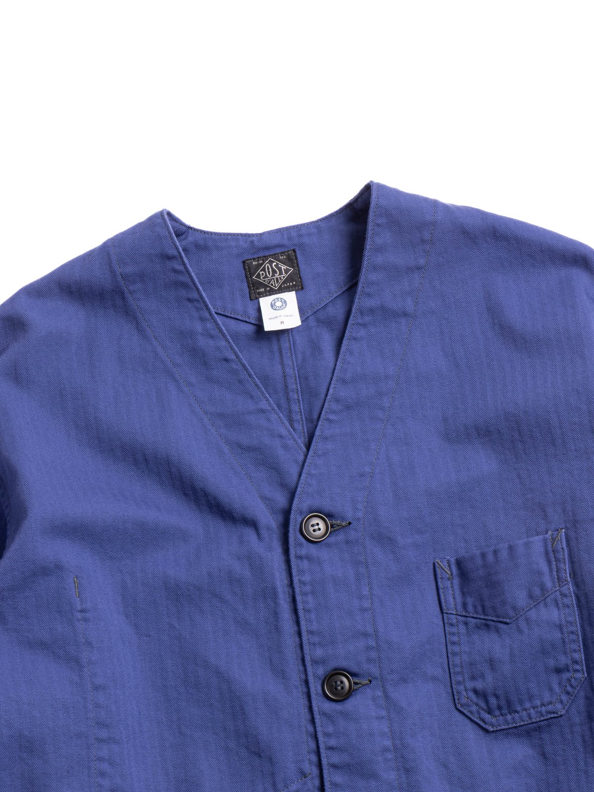 (3135DV&ndash;MH1) POST CHINOIS TRAVAIL 2 DV MINI HBT BLUE - Image 2