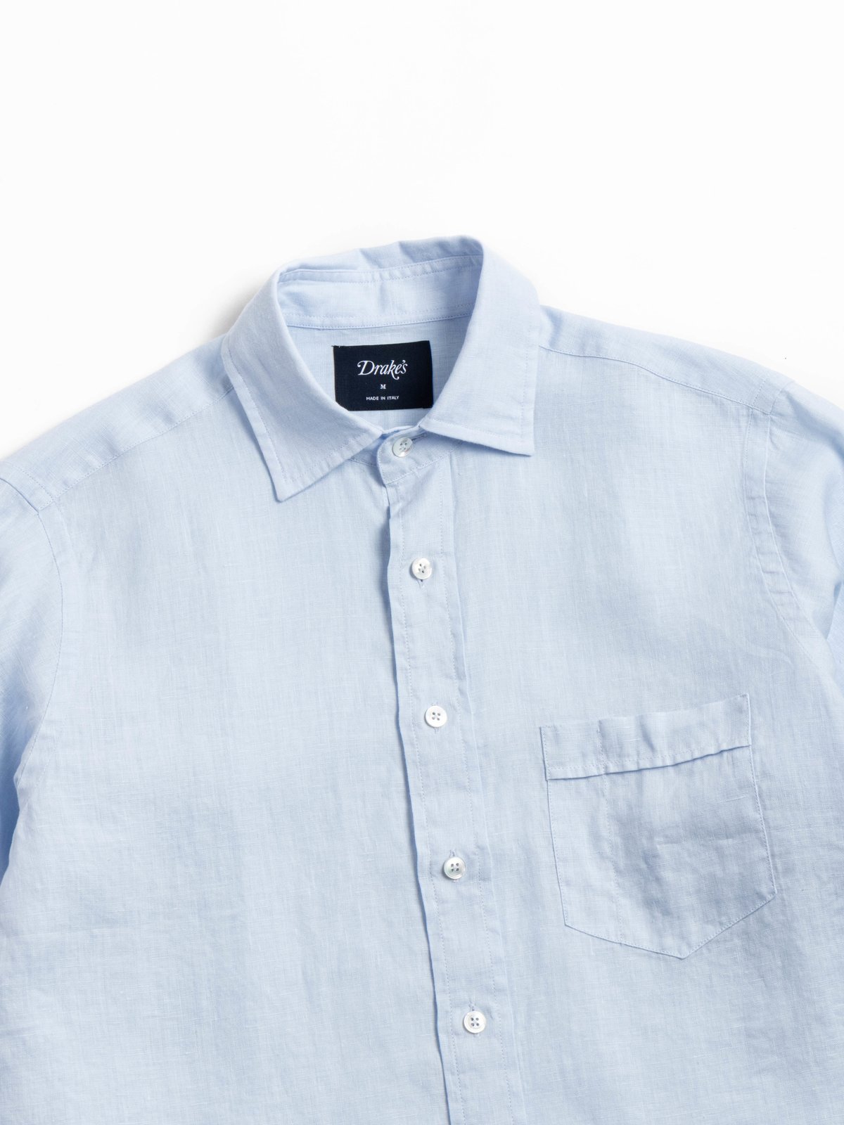 THE LINEN SUMMER SHIRT SKY BLUE - Image 2