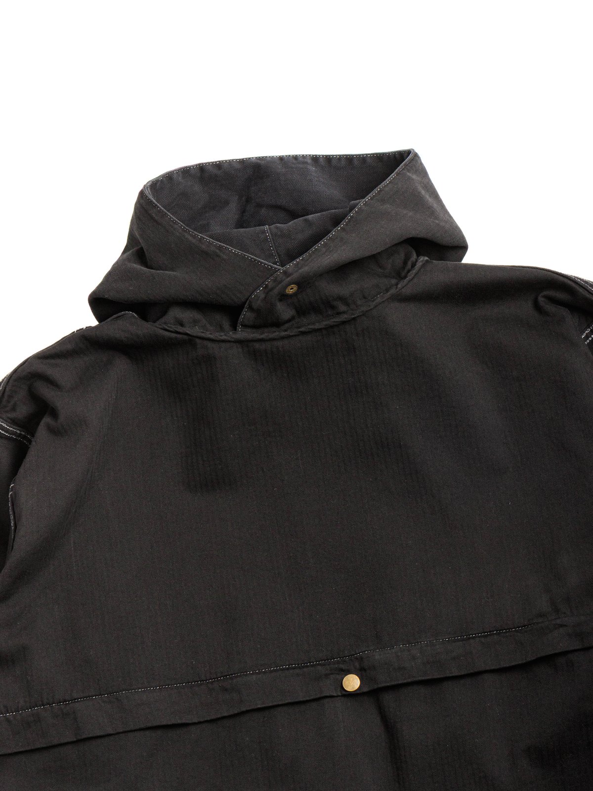 REVERSIBLE PULLOVER JACKET BLACK TAR - Image 8