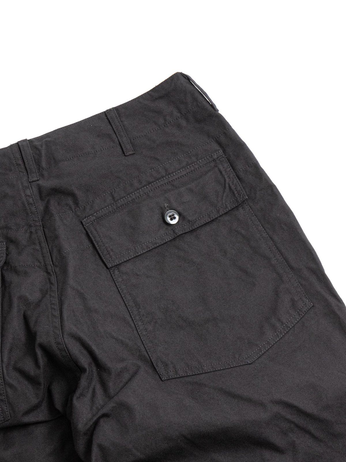 FATIGUE PANT BLACK COTTON BRUSHED HB - Image 6