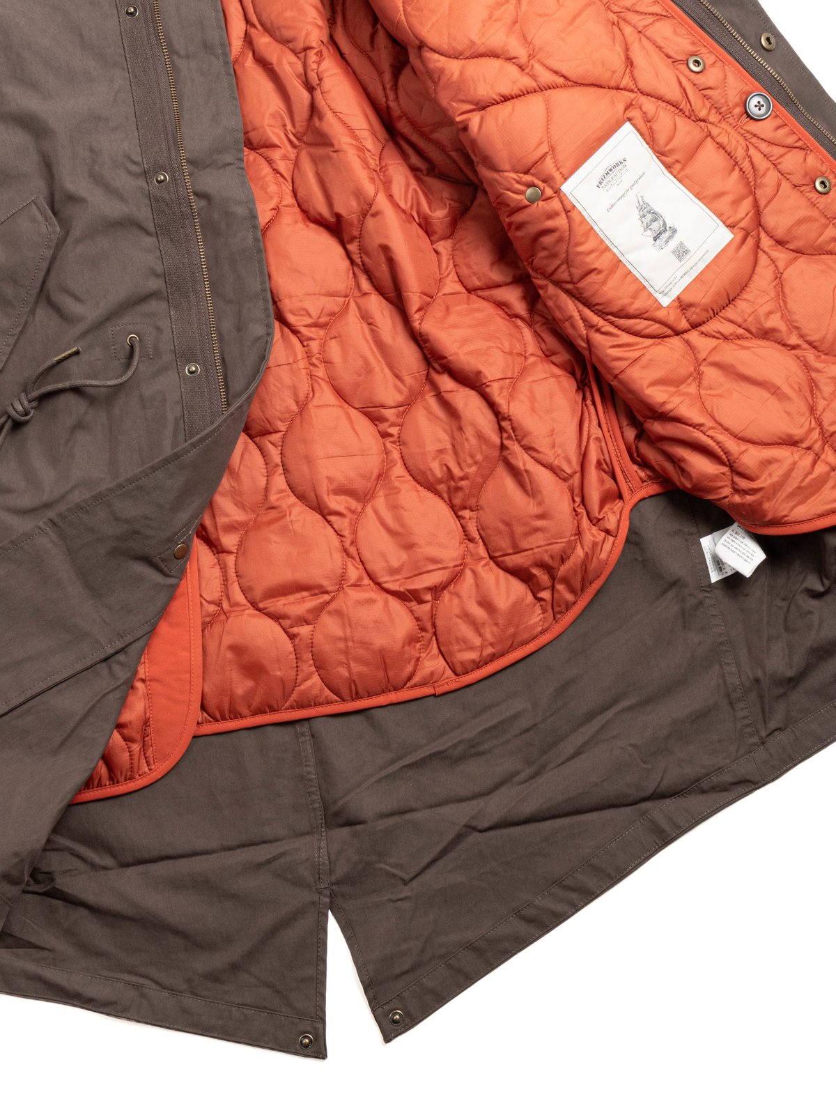 VINCENT M1965 FISHTAIL PARKA BROWN - Image 7