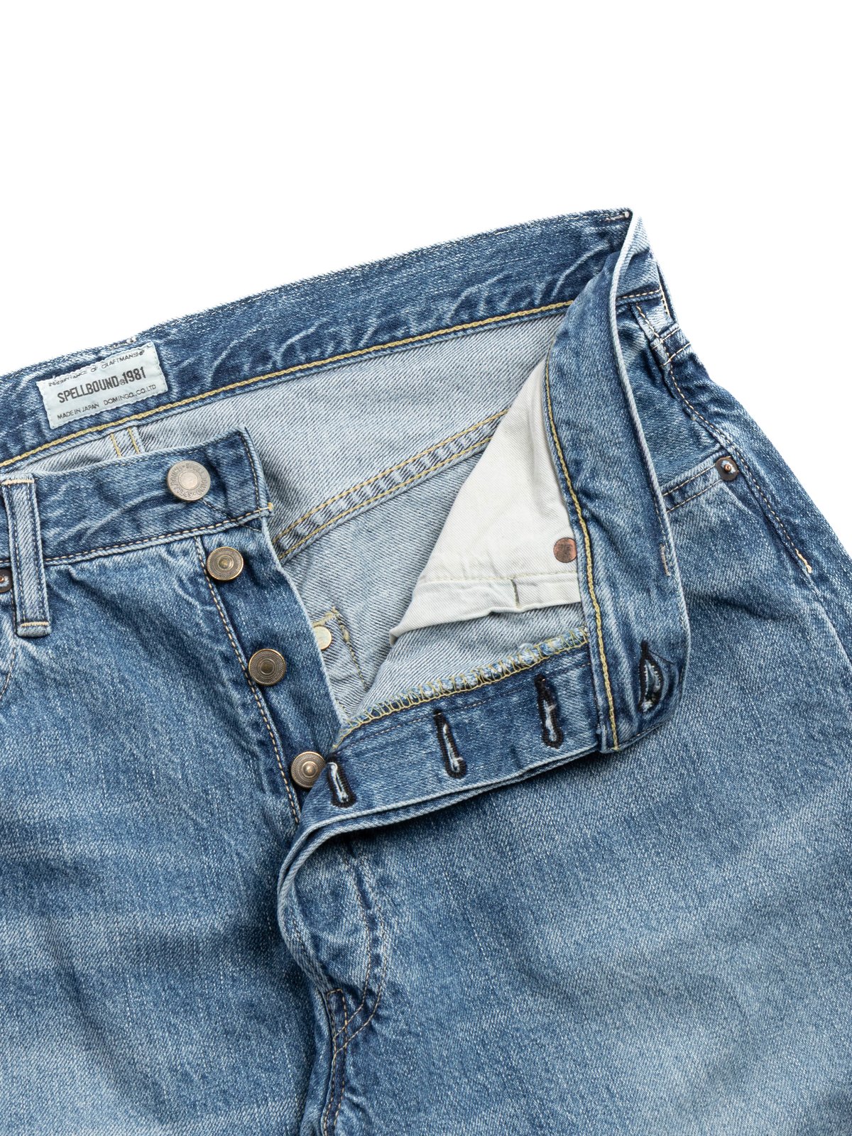 (10&ndash;701C&ndash;U) SELVEDGE REGULAR STRAIGHT JEAN USED - Image 2