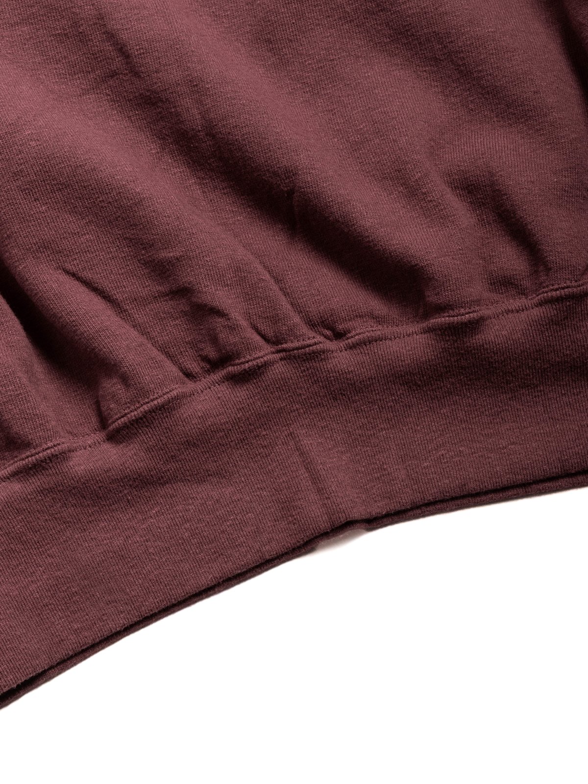 (LOT 74001) CUT OFF SLEEVE SWEATSHIRT BORDEAUX - Image 4