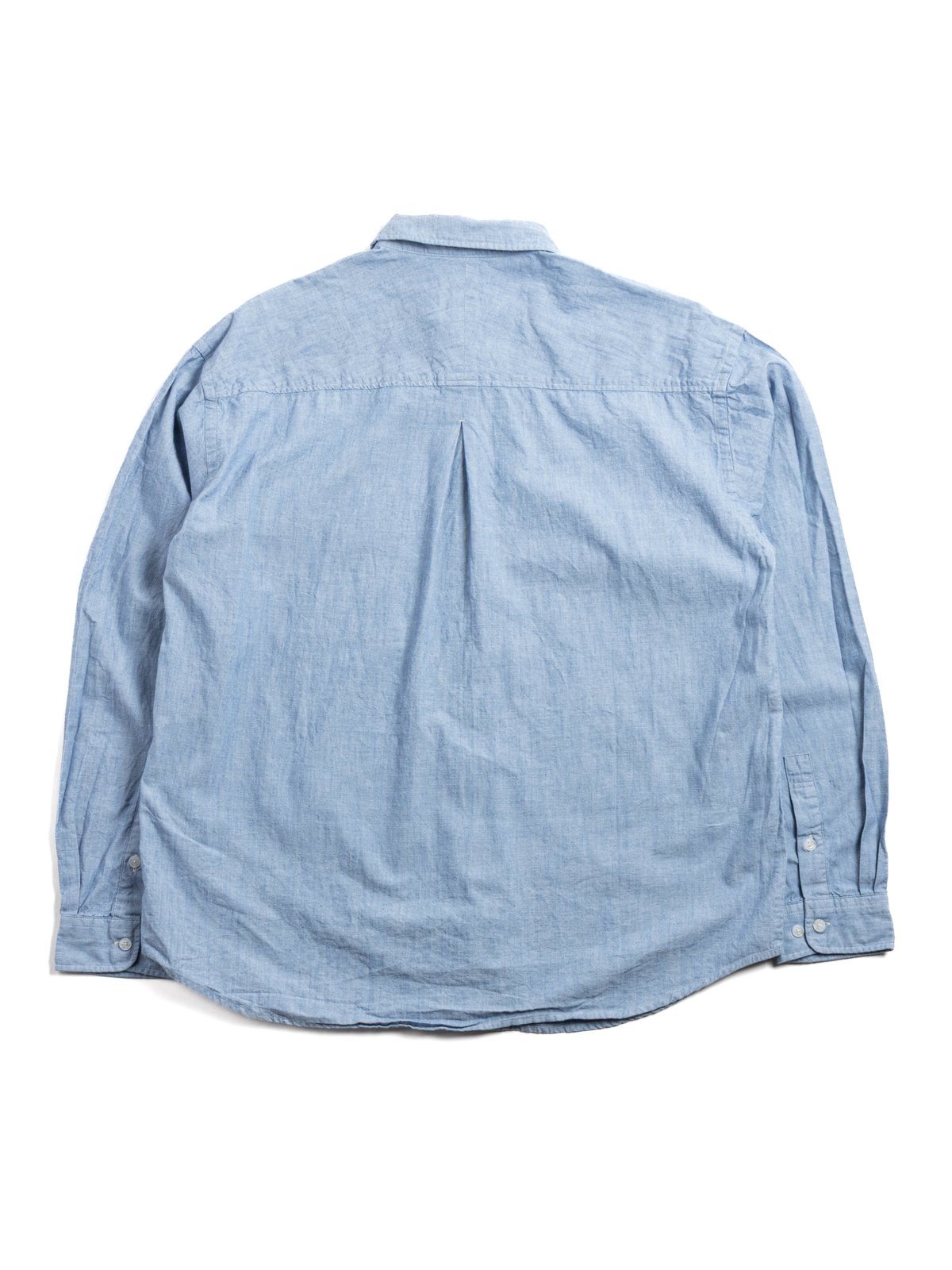 HORLISUN CLASSIC CHAMBRAY SHIRT LIGHT BLUE - Image 4