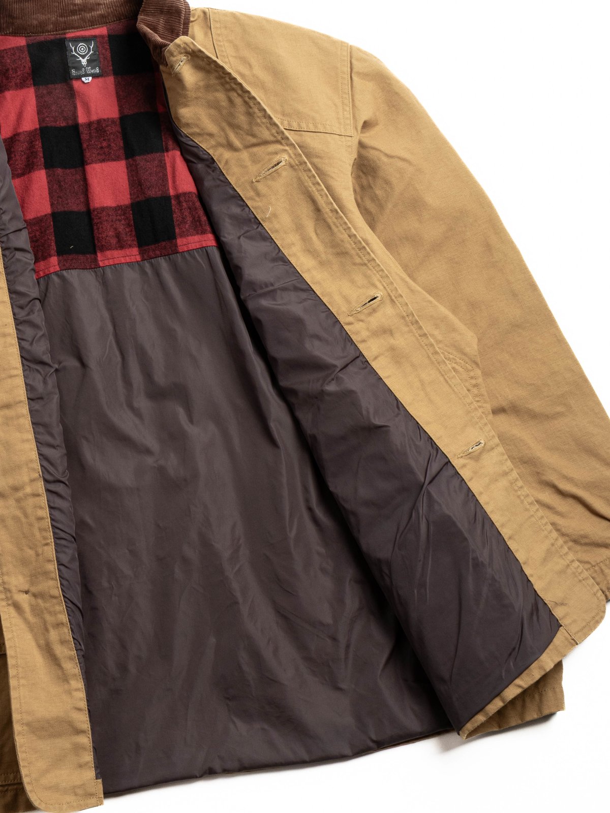 SOUTH2 WEST8 HUNTING JACKET OX / PARAFFIN COATING MUSTARD - Image 4