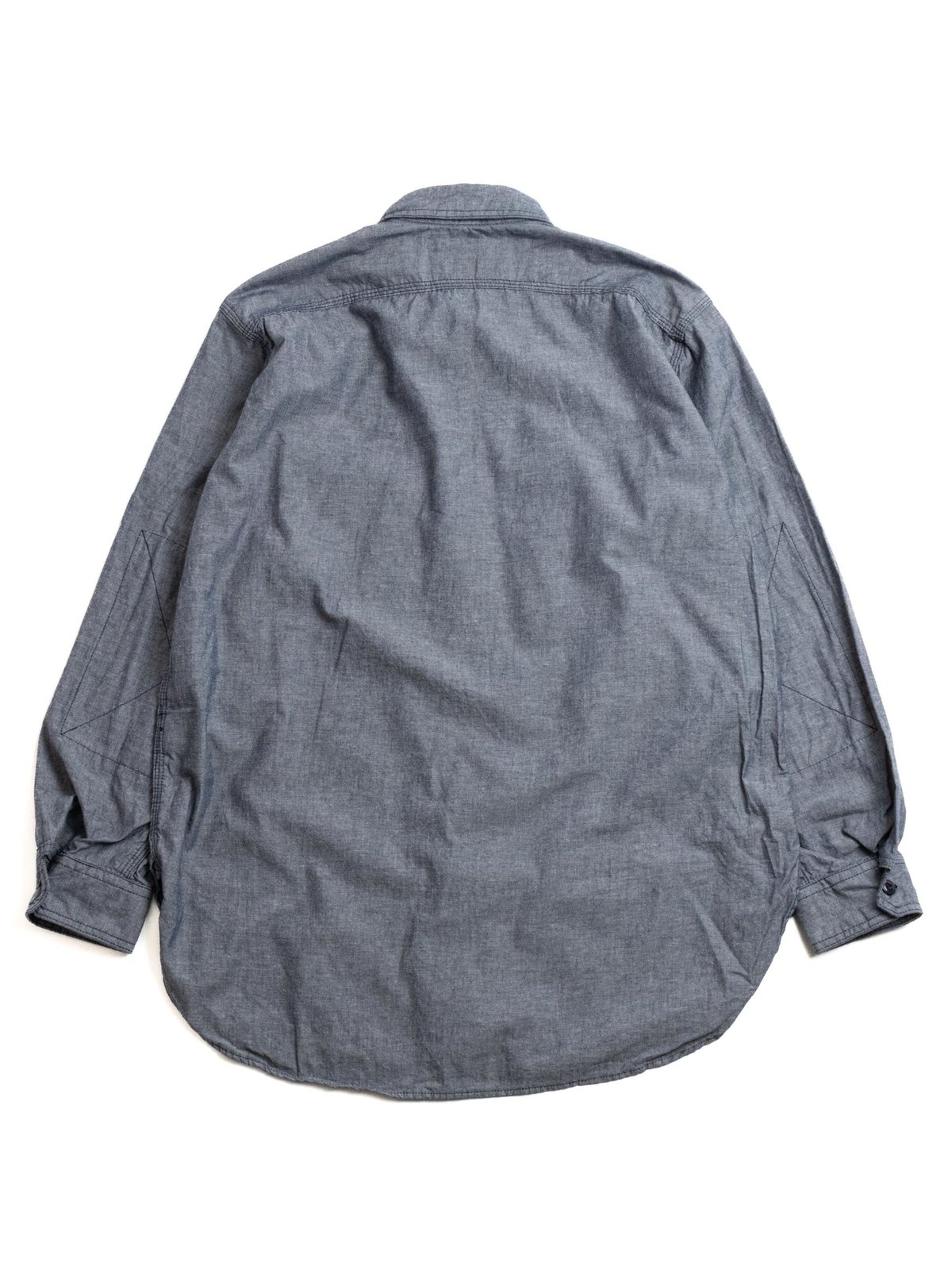 WORK SHIRT INDIGO COTTON CHAMBRAY - Image 4