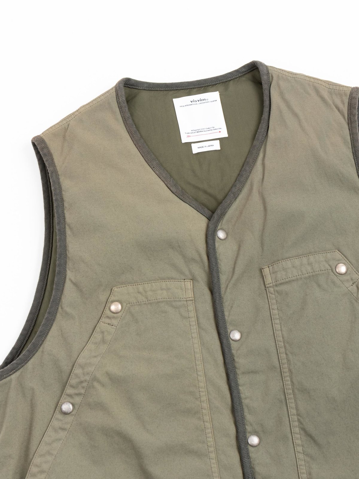 visvim 0122105013005 COVEY DOWN VEST OLIVE 2 | www.avredentor.com.br