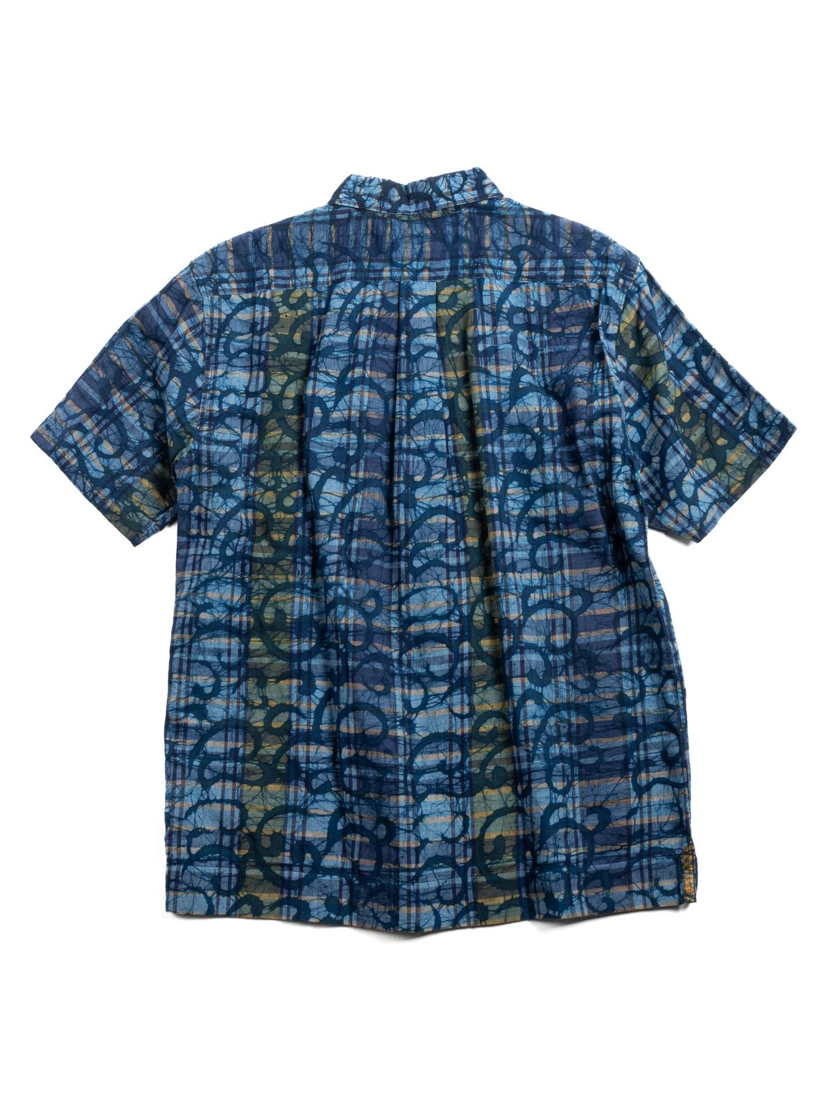 (OM45645.10) STANDARD WEAVE MADRAS CHECK BATIK INDIGO - Image 5