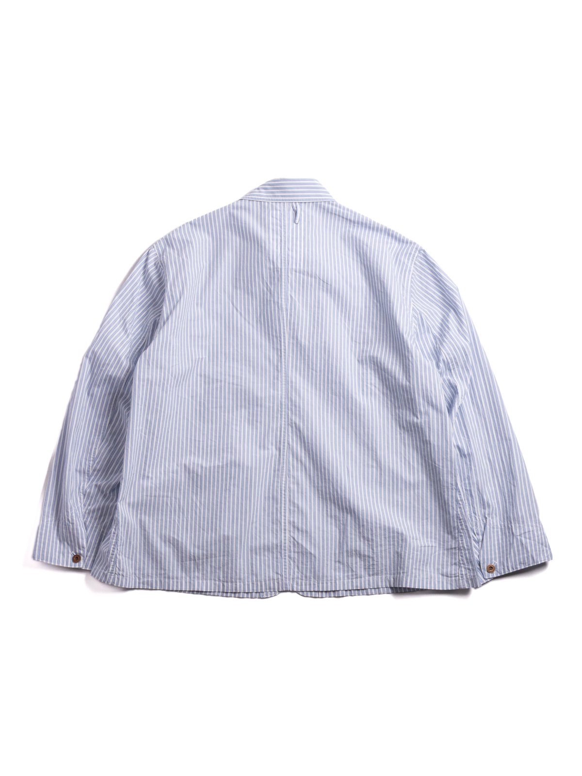 (H&ndash;JK062) COVERALL SHIRT JACKET BLUE STRIPE - Image 4