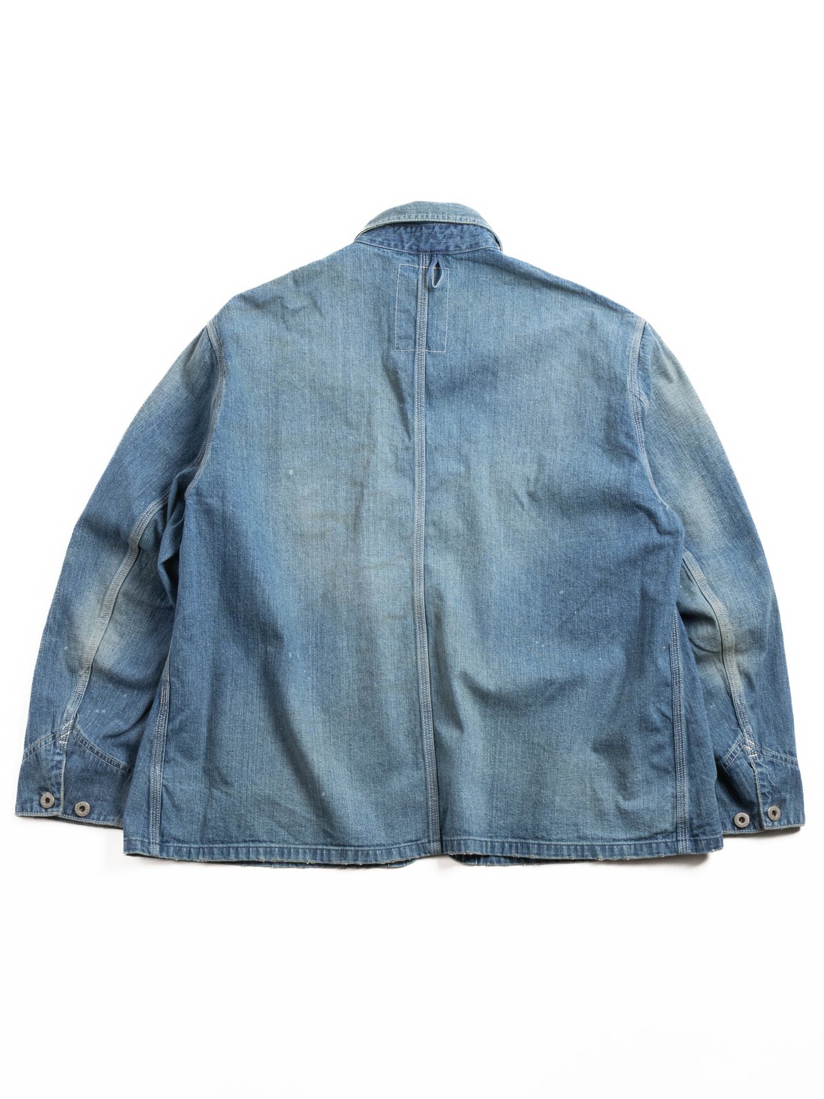 H.UNIT DENIM COVERALL (USED WASH) INDIGO - Image 6