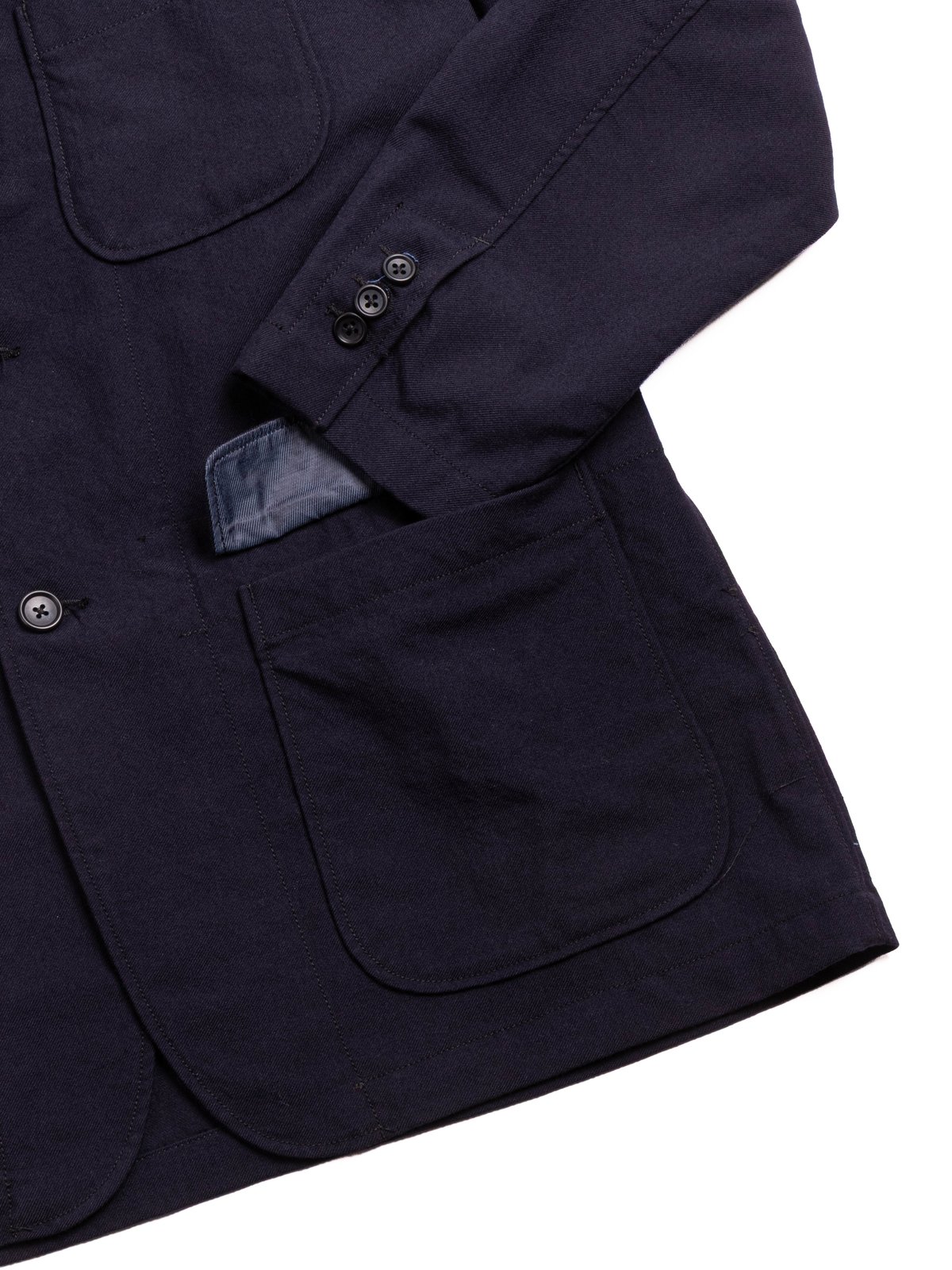 LOITER JACKET DARK NAVY WOOL UNIFORM SERGE - Image 3