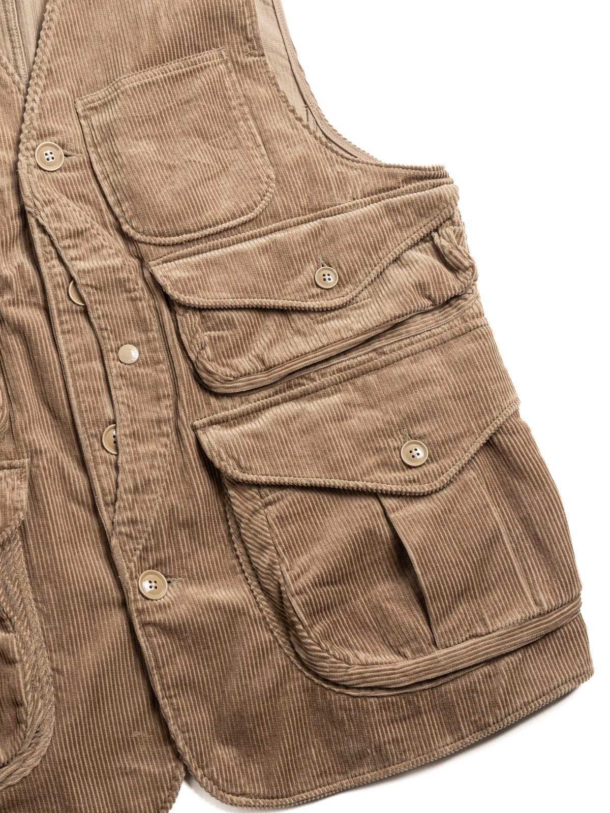 HUNTING JACKET 8W CORDUROY KHAKI - Image 3