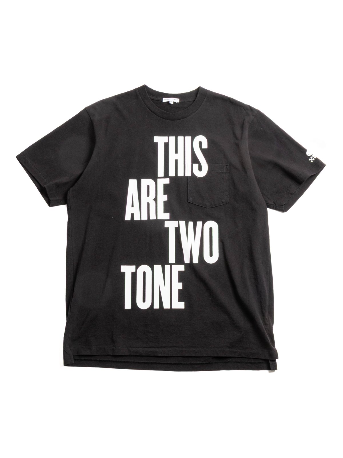 CROSS NECK T&ndash;SHIRT BLACK THIS ARE  - Image 1