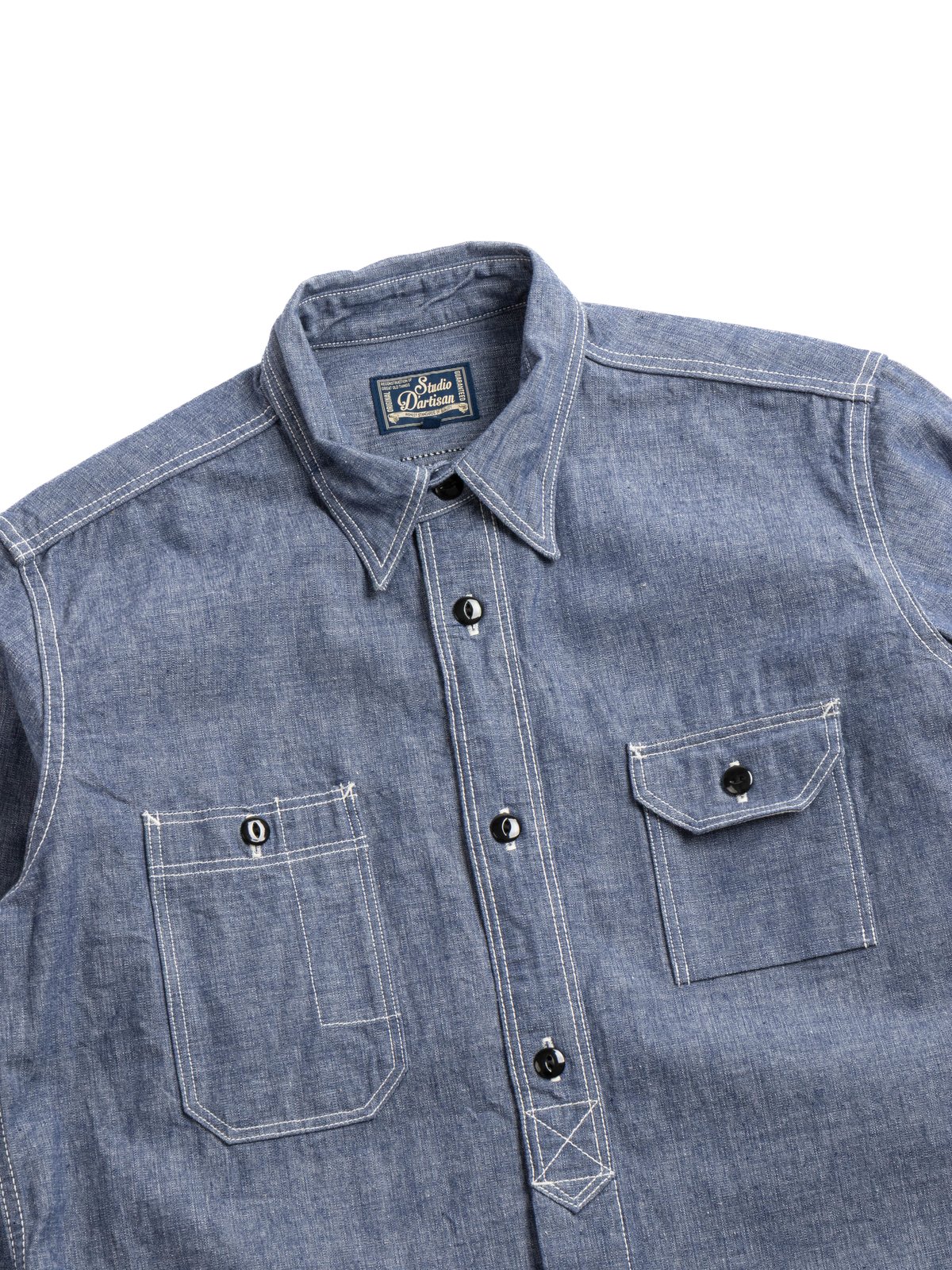 NO.5333A CHAMBRAY SHIRT BLUE - Image 2