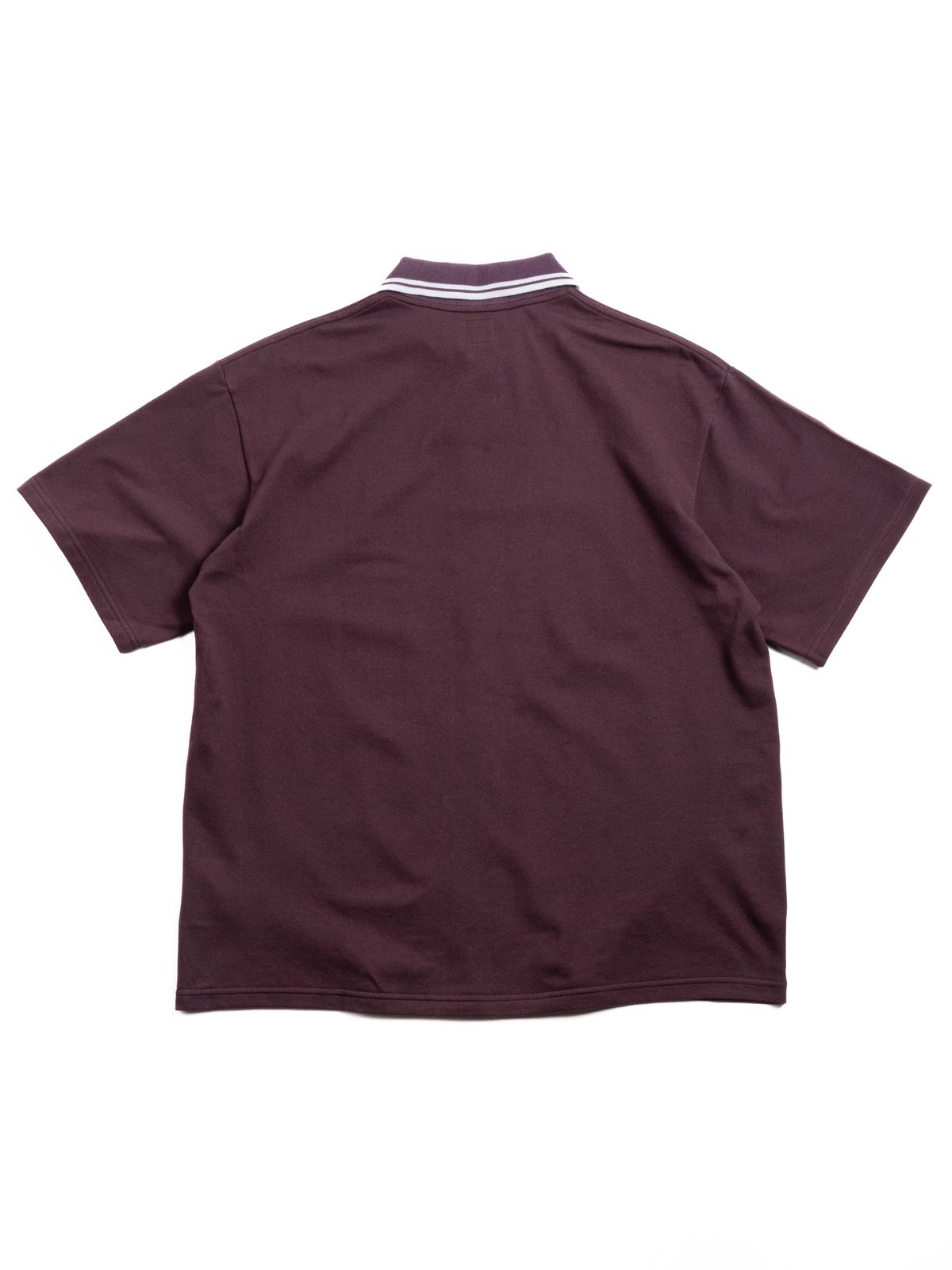 NEEDLES REGULAR COLLAR POLO SHIRT PURPLE - Image 4