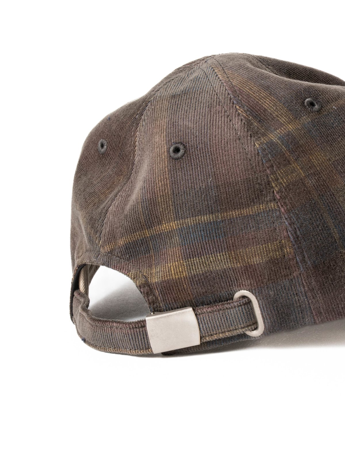 PLAID CORD CAP BROWN - Image 3