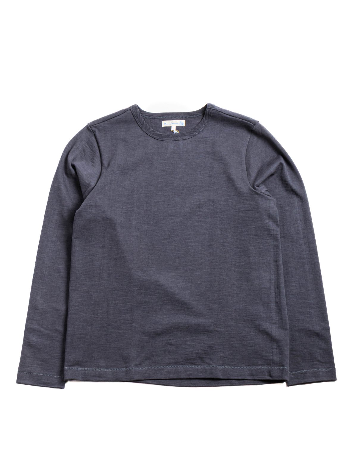 GOOD ORIGINALS 2S18 LONG SLEEVE T SHIRT NAVY - Image 1