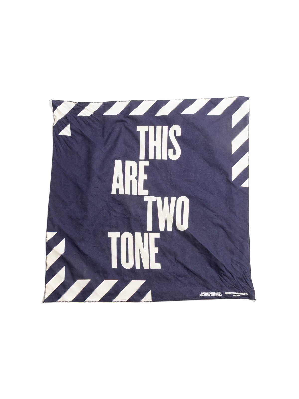 PRINTED BANDANA 2 TONES NAVY - Image 3