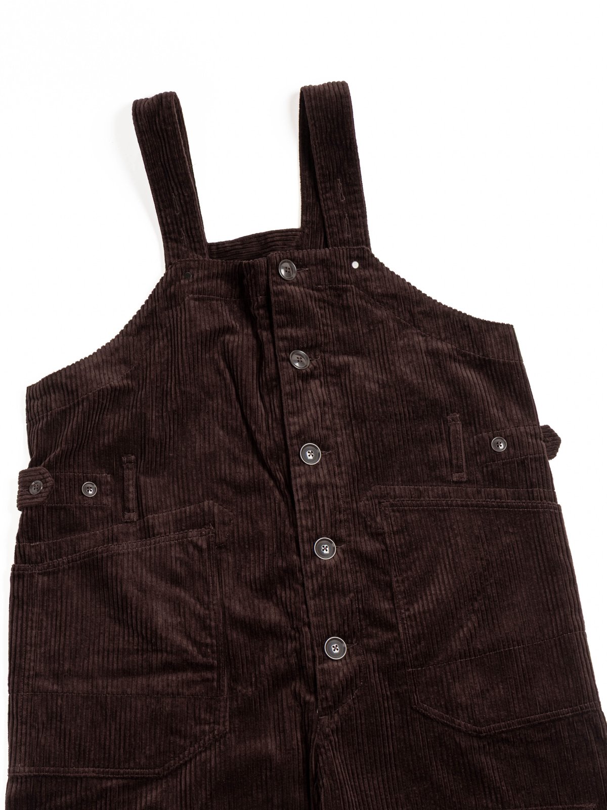 OVERALLS / DK.BROWN COTTON 4.5W CORDUROY - Image 2