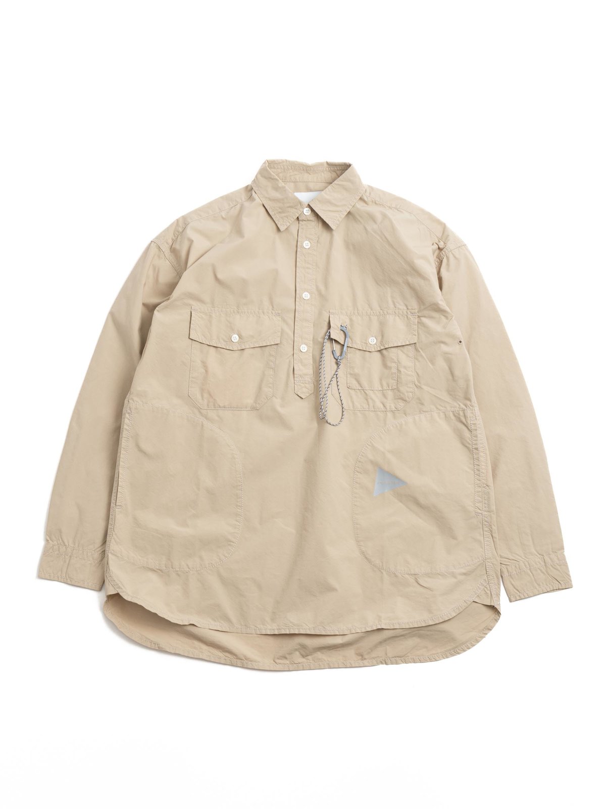 CORDURA TYPEWRITER L/S OVER SHIRT BEIGE by and wander – The Bureau