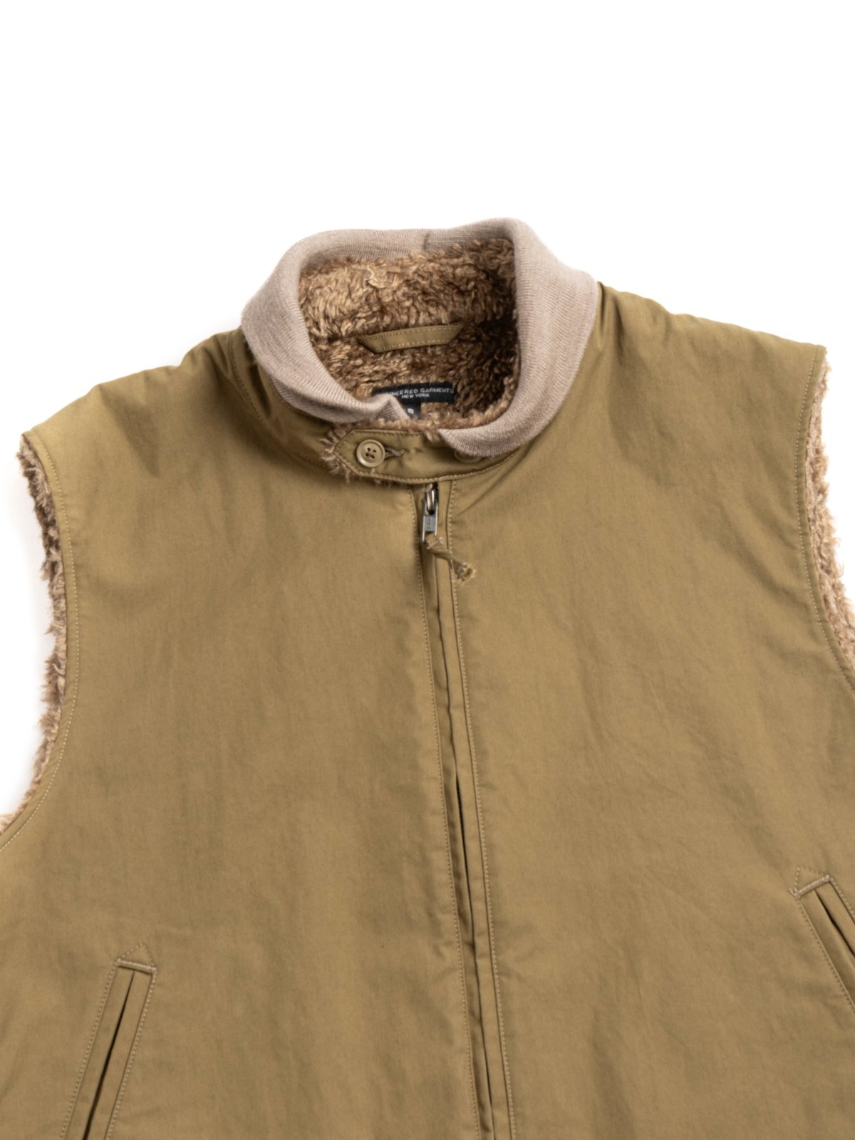 LL VEST KHAKI COATED NYCO TWILL  - Image 2