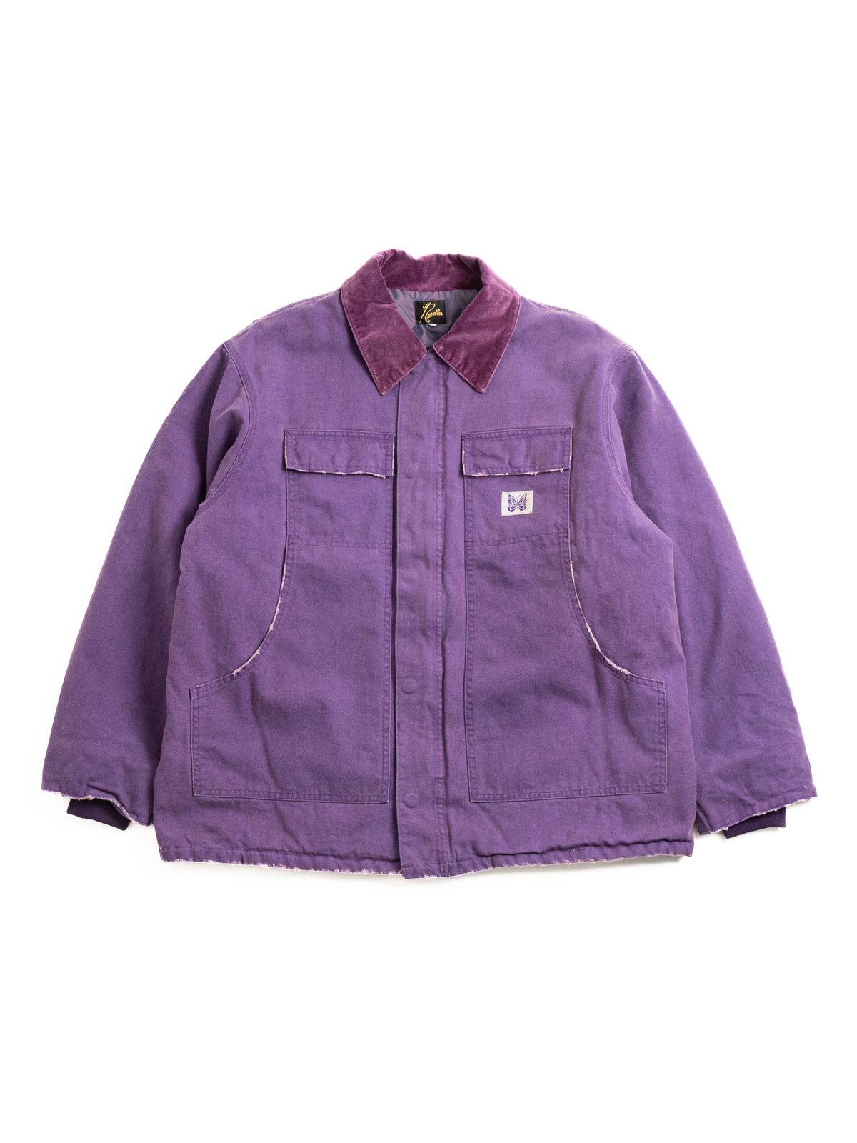 NEEDLES LUMBERJACK COAT 11OZ COTTON PURPLE - Image 1