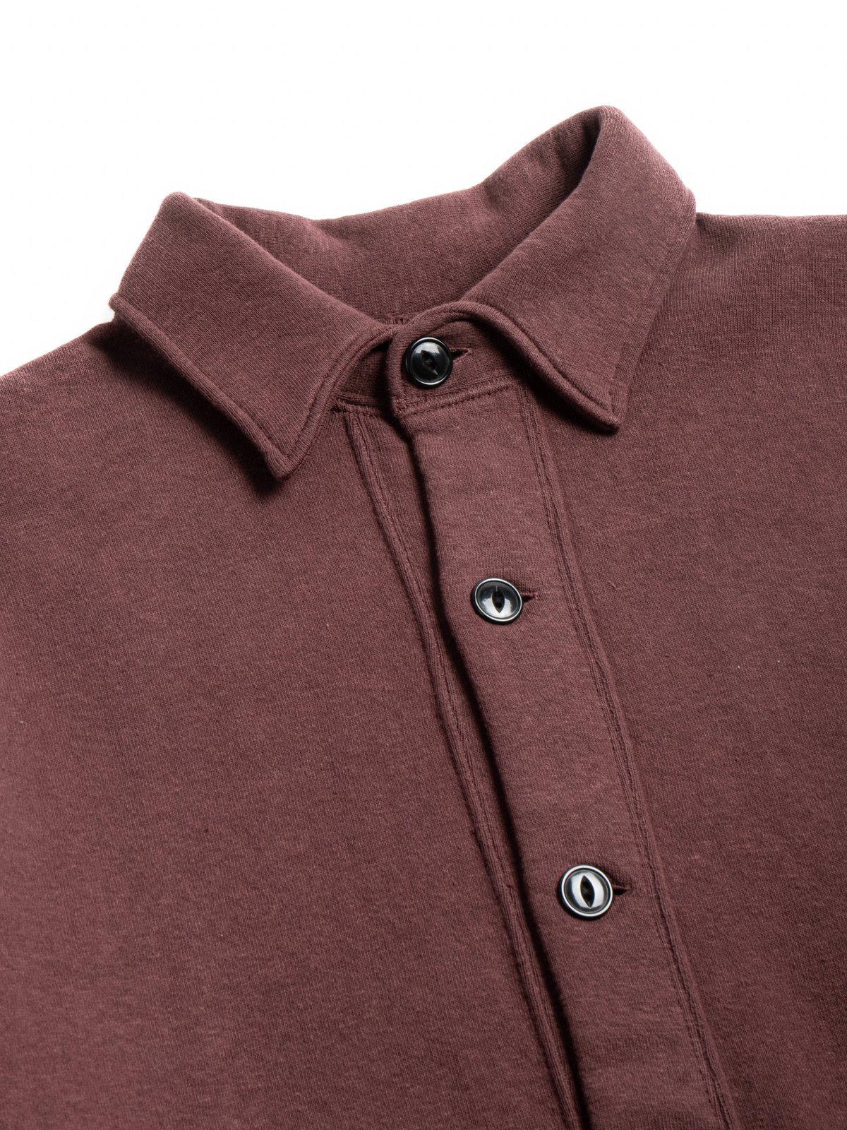 (LOT 86016) &ldquo;LOOP WHEEL&rdquo;SWEAT JACKET BORDEAUX - Image 2