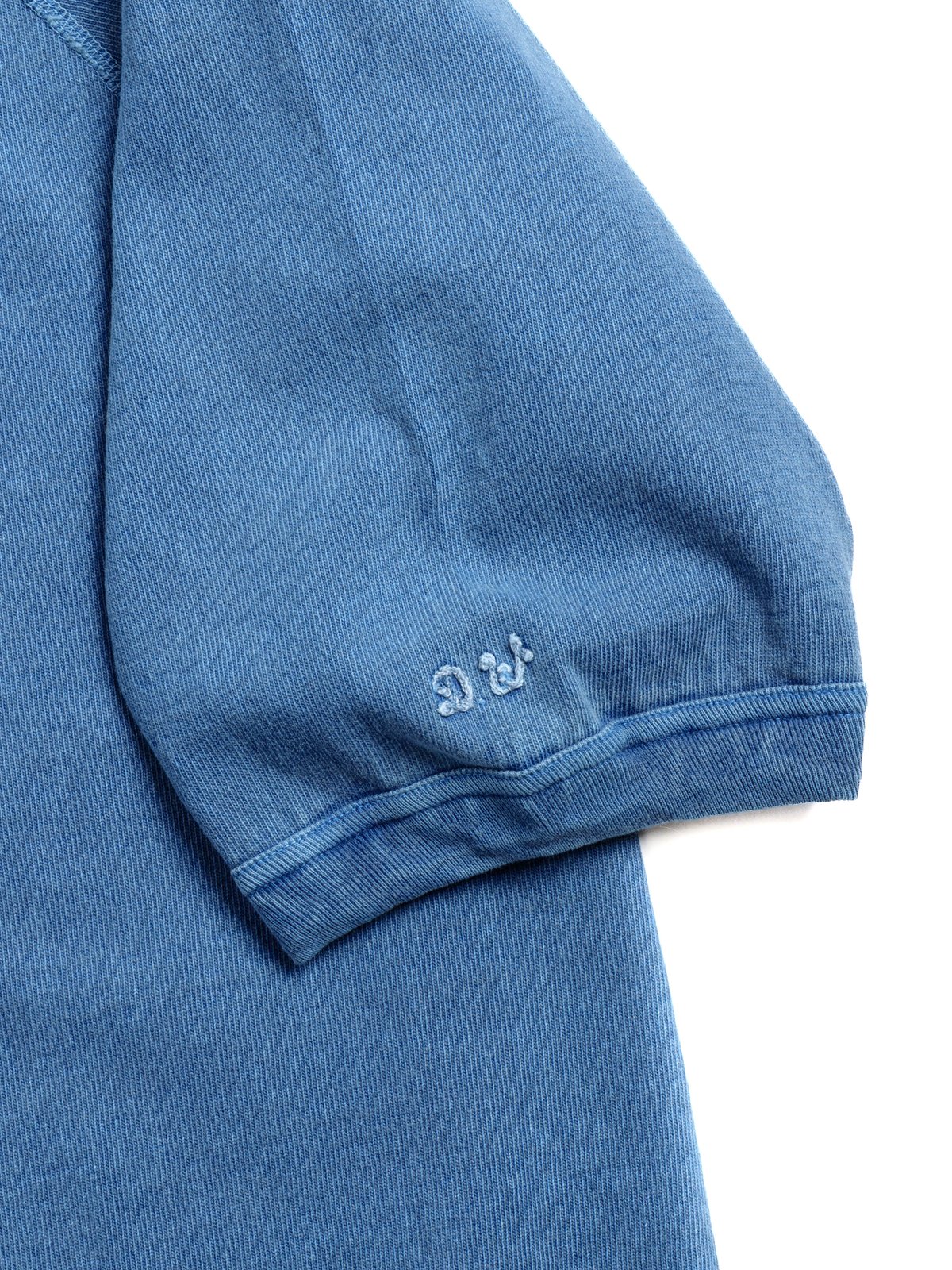 (LOT 37005PD) HEAVY WEIGHT RAGLAN SLEEVE TEE P.D LIGHT INDIGO - Image 3