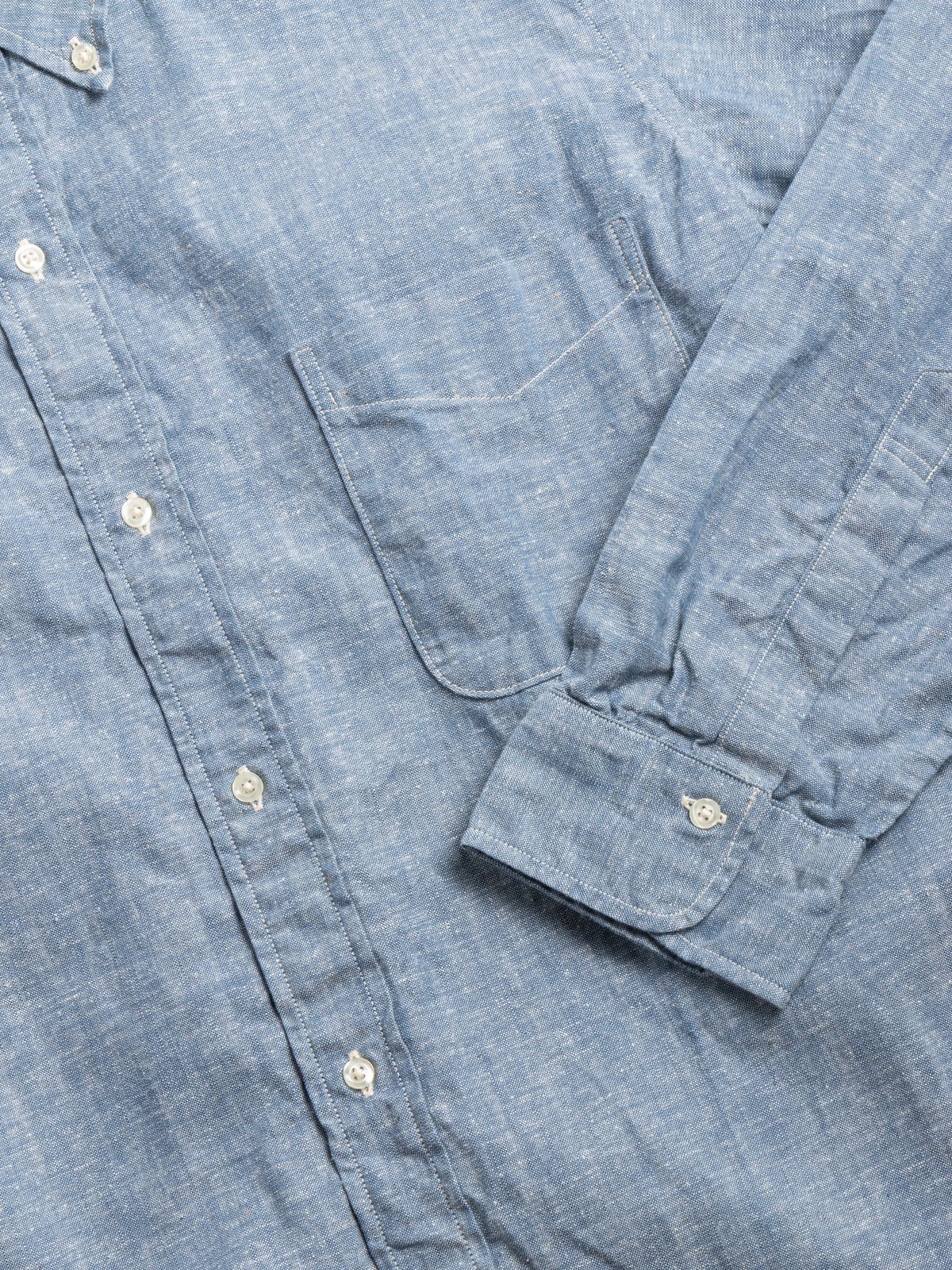 (JG&ndash;34) BB BUTTON DOWN COLLAR SHIRT NAVY - Image 3