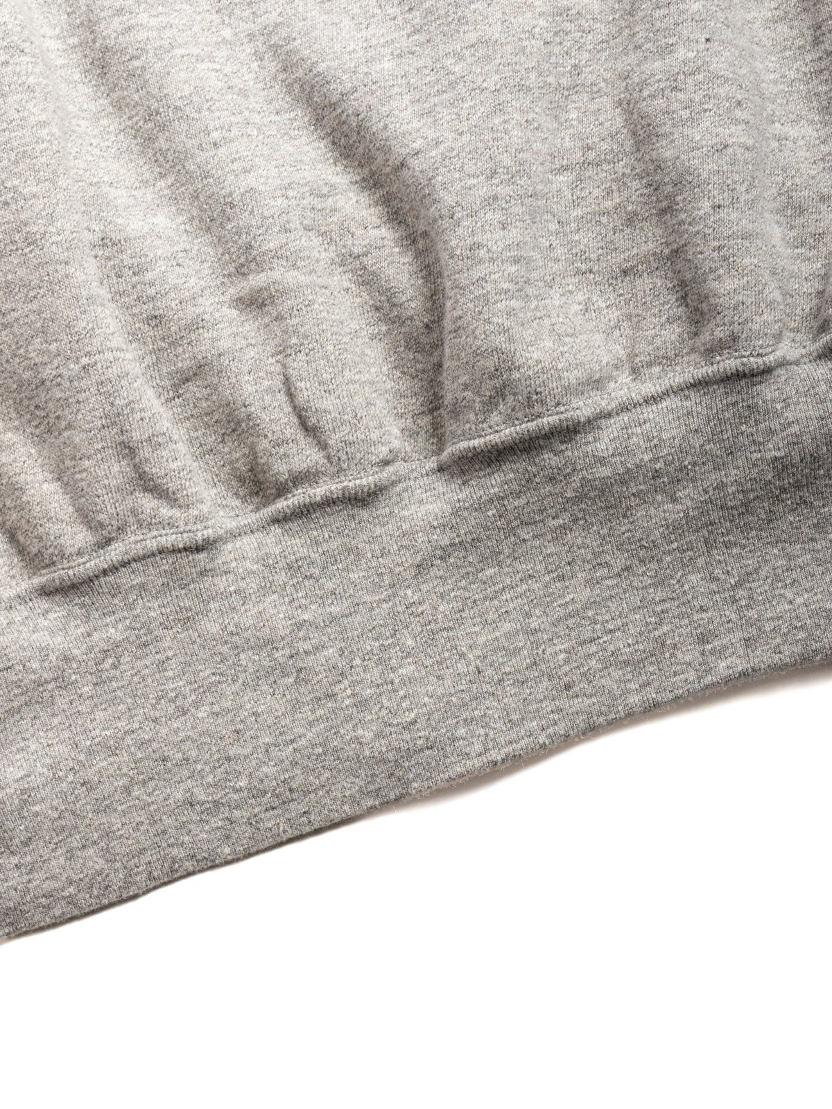 (LOT 74001) CUT OFF SLEEVE SWEATSHIRT / HEATHER GREY - Image 4