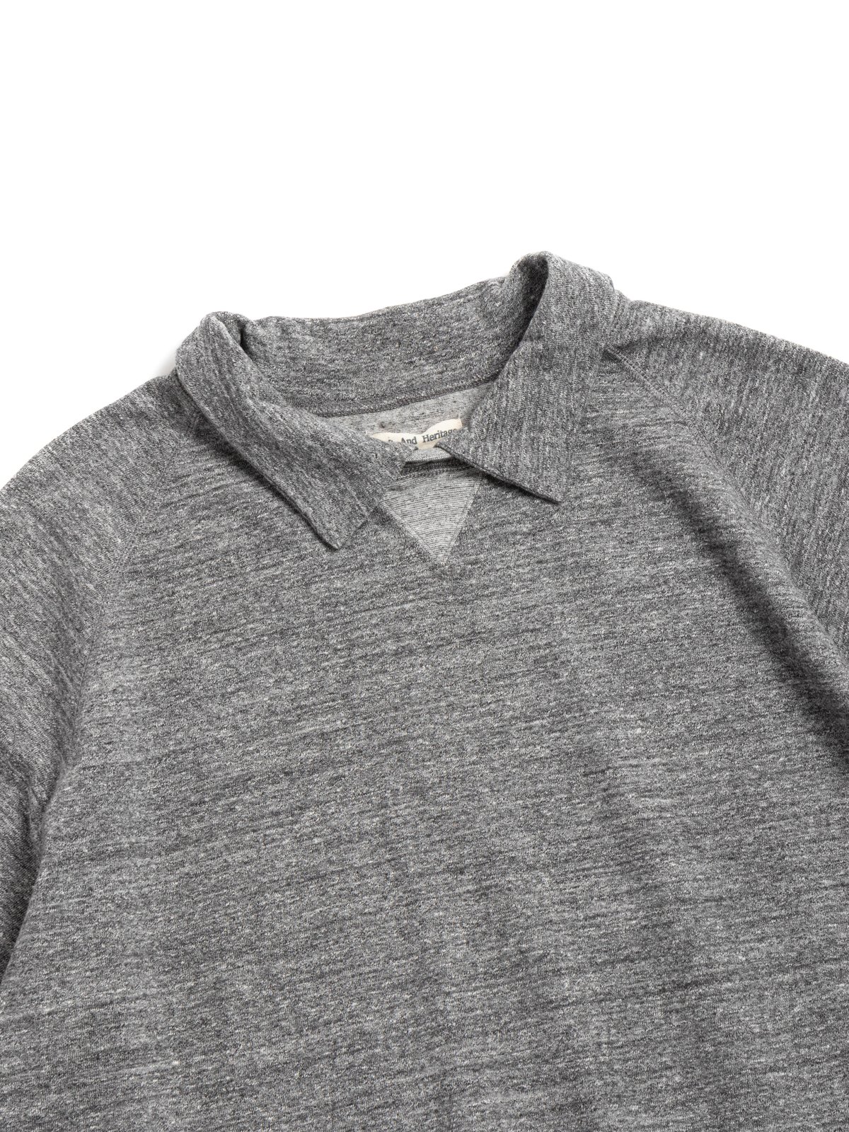 (KP2417ST ) RAFFIA JERSEY GUSSET SKIPPER GREY - Image 1