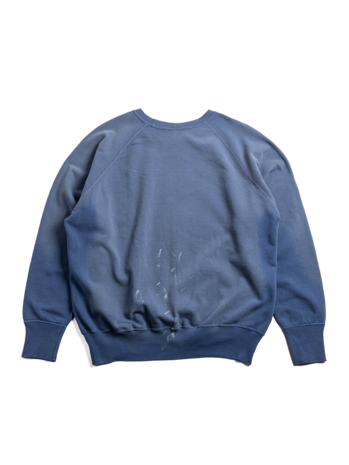 (LOT 461) RAGLAN CREW NECK SW U/W (SUN BURN) BLUE - Image 6