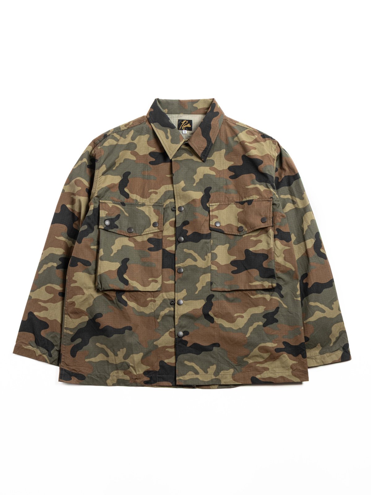 NEEDLES FIELD JACKET COTTON RIPSTOP WOODLAND - Image 1