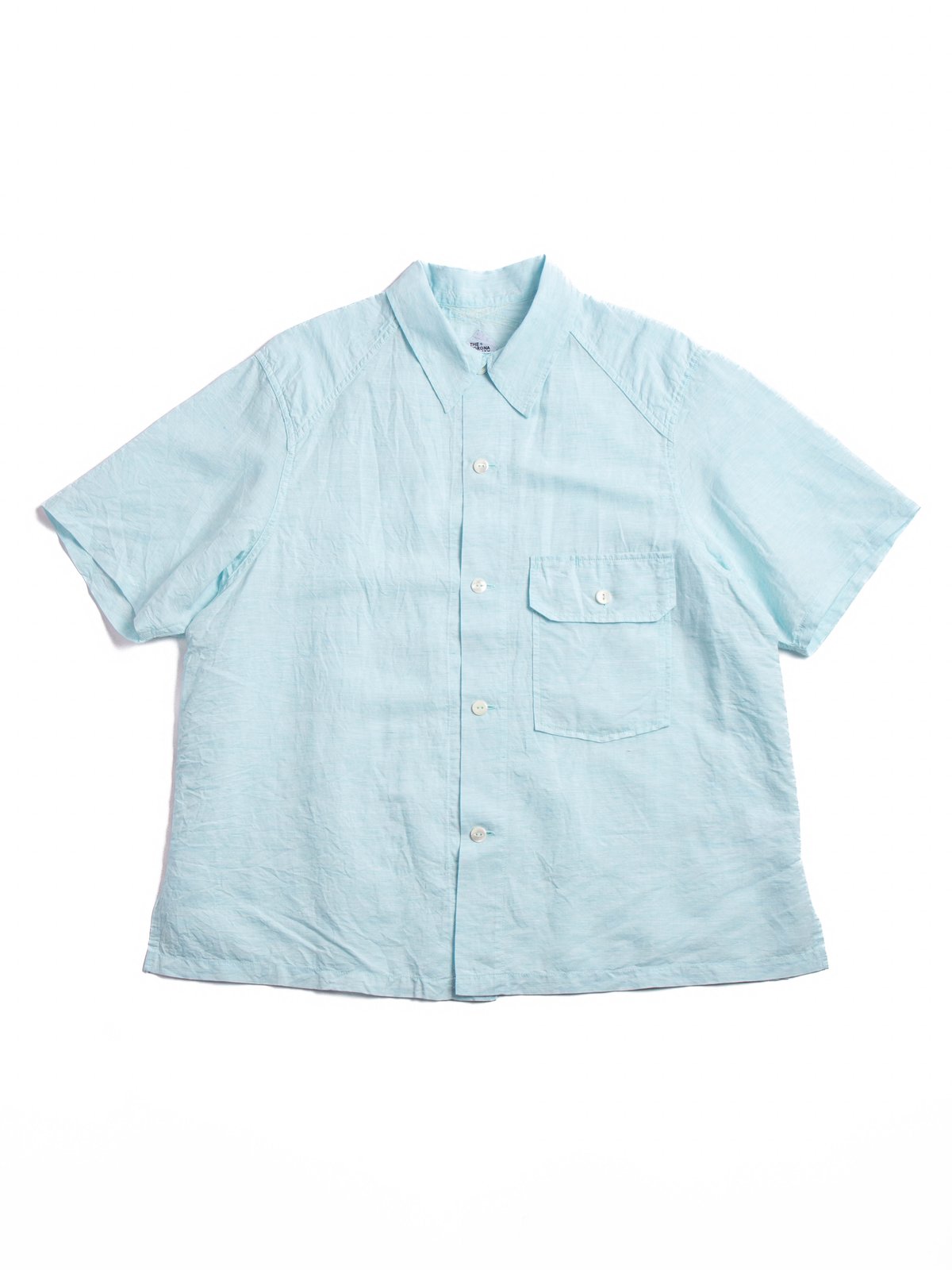 (CS011S) CORONA UTILITY FIELD SHIRT BLUE - Image 1
