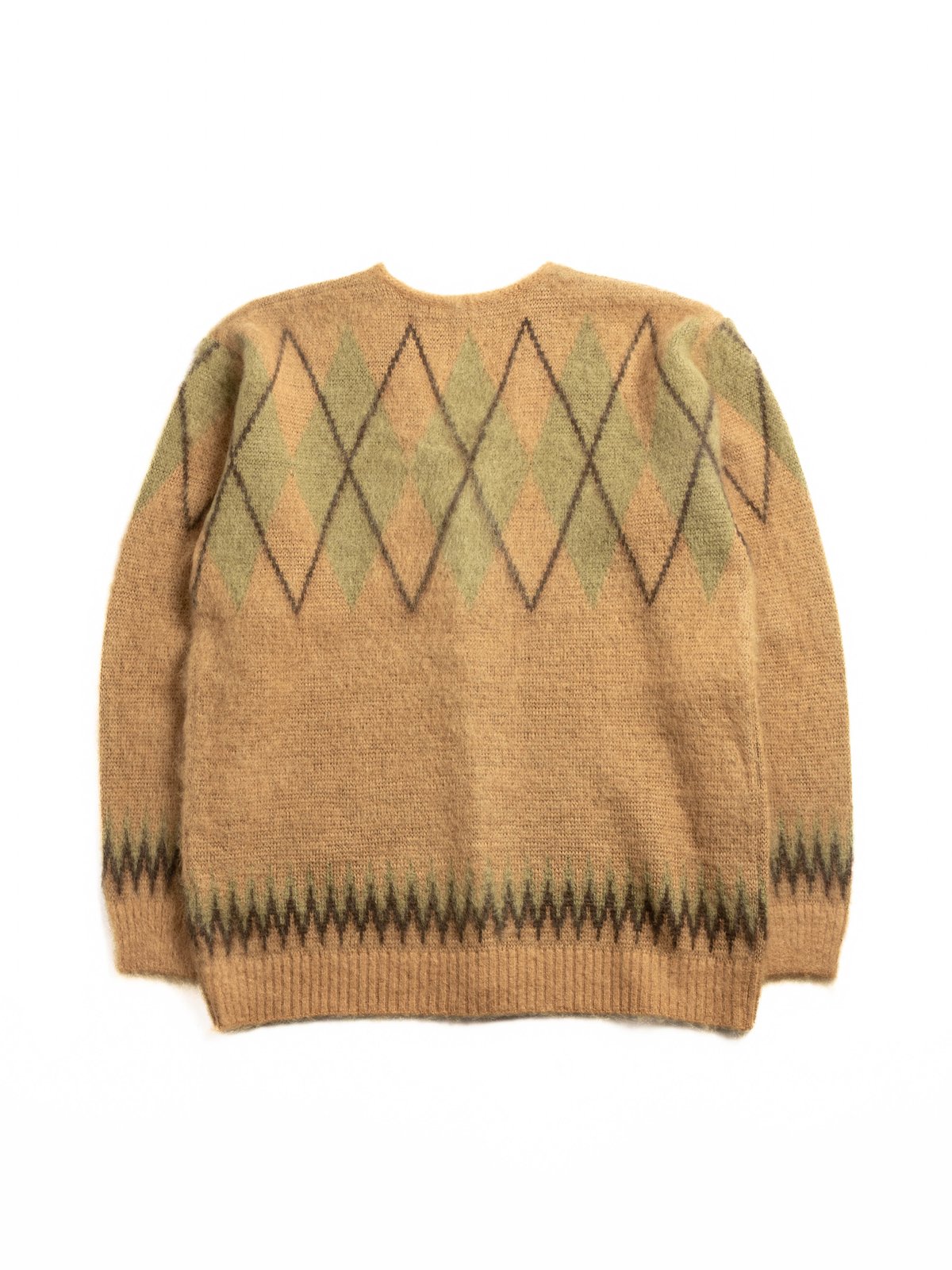 NEEDLES MOHAIR CARDIGAN – ARGYLE - Image 5