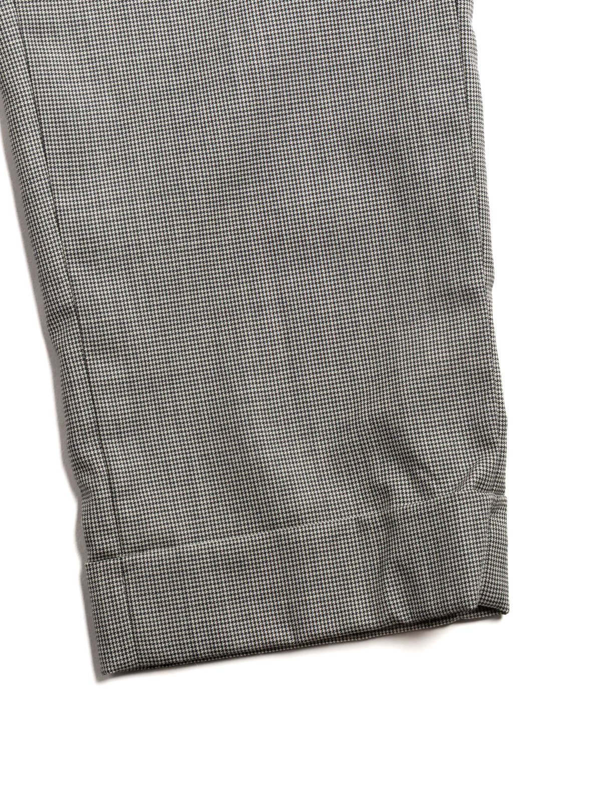 ANDOVER PANT GREY MICRO HOUNDSTOOTH TROPICAL WOOL  - Image 4