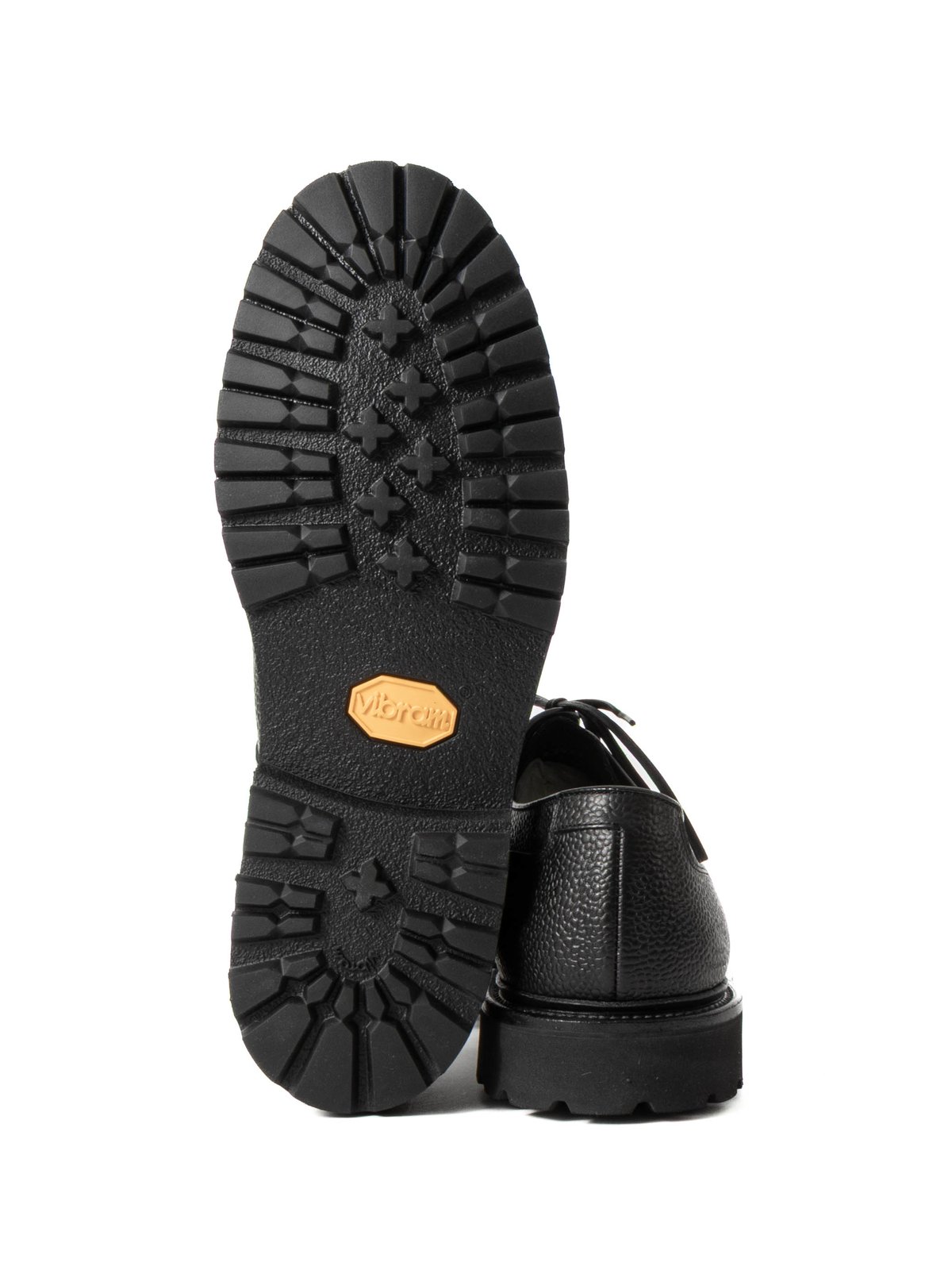 U–TIP DERBY SHOES GORE–TEX BLACK EMBOSSED - Image 6