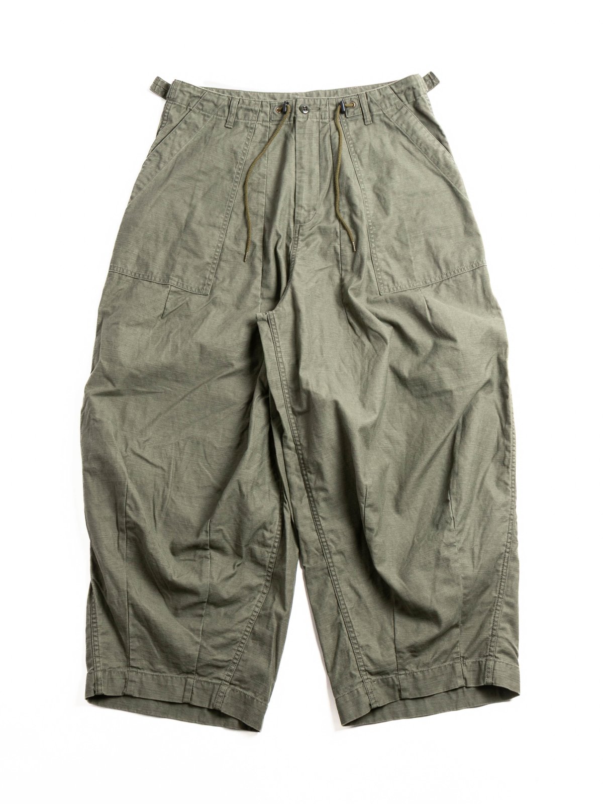 NEEDLES H.D. PANT FATIGUE OLIVE - Image 1