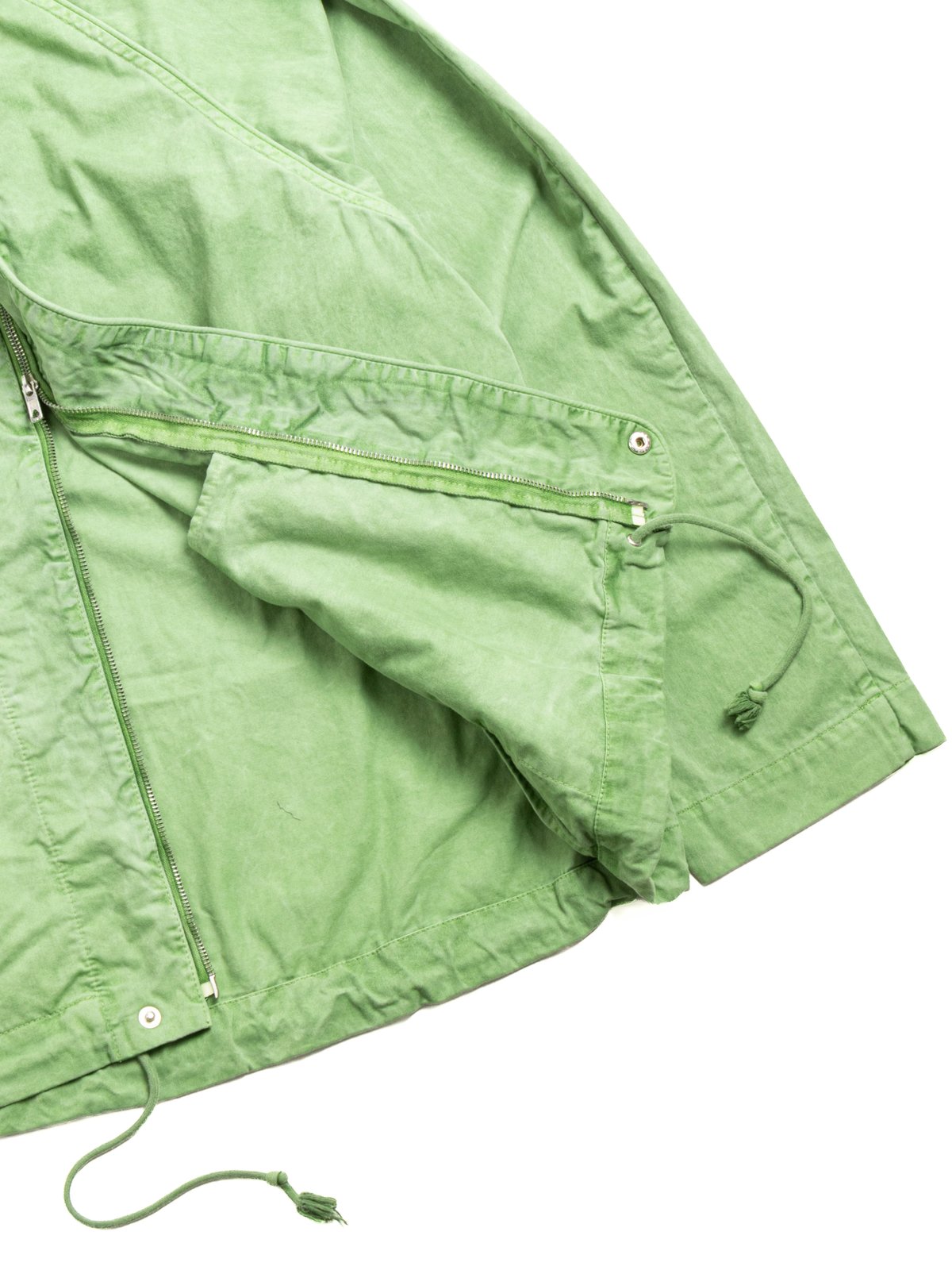 MAES PARKA COTTON SATEEN MANTIS GREEN - Image 5