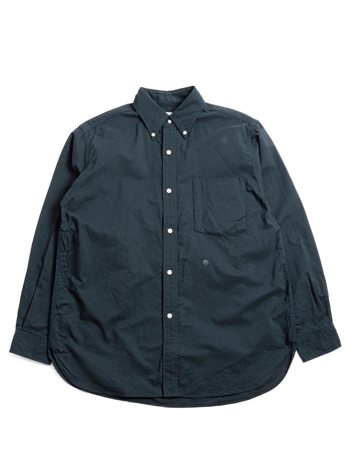 BUTTON DOWN WIND SHIRT DARK NAVY by Nanamica – The Bureau Belfast