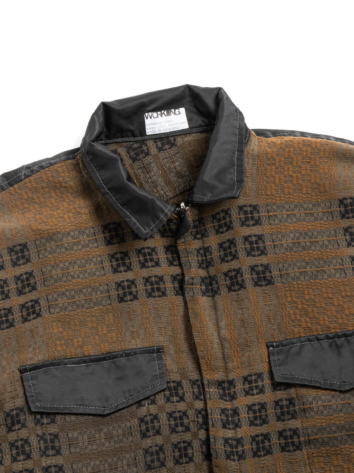MALA REVERSIBLE JACKET FLIGHT NYLON & COTTON COVERLET SHALE - Image 1