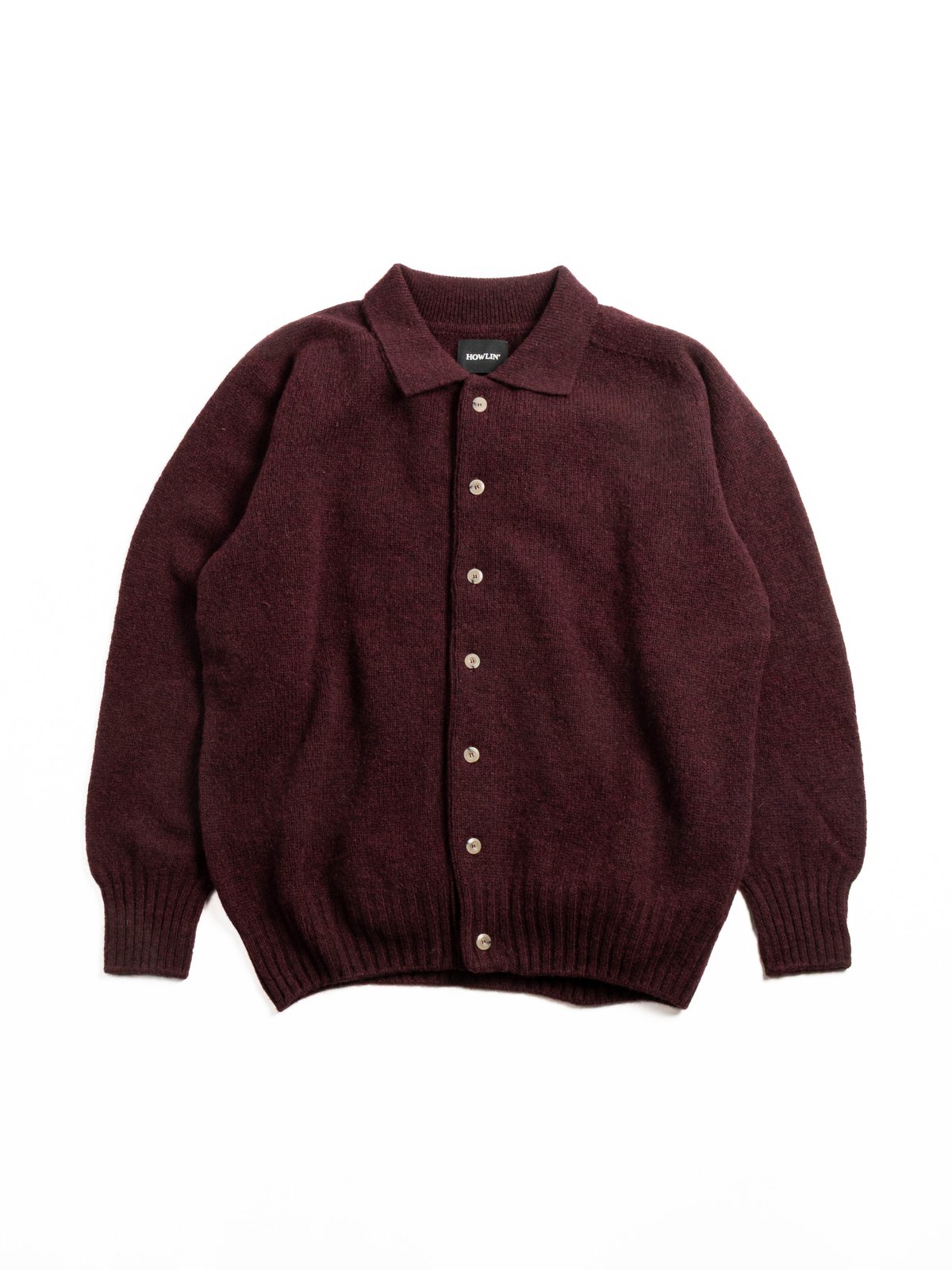 HOWLIN’ CREATURES OF THE HOWLIN’ MOON CARDIGAN BORDEAUX - Image 1