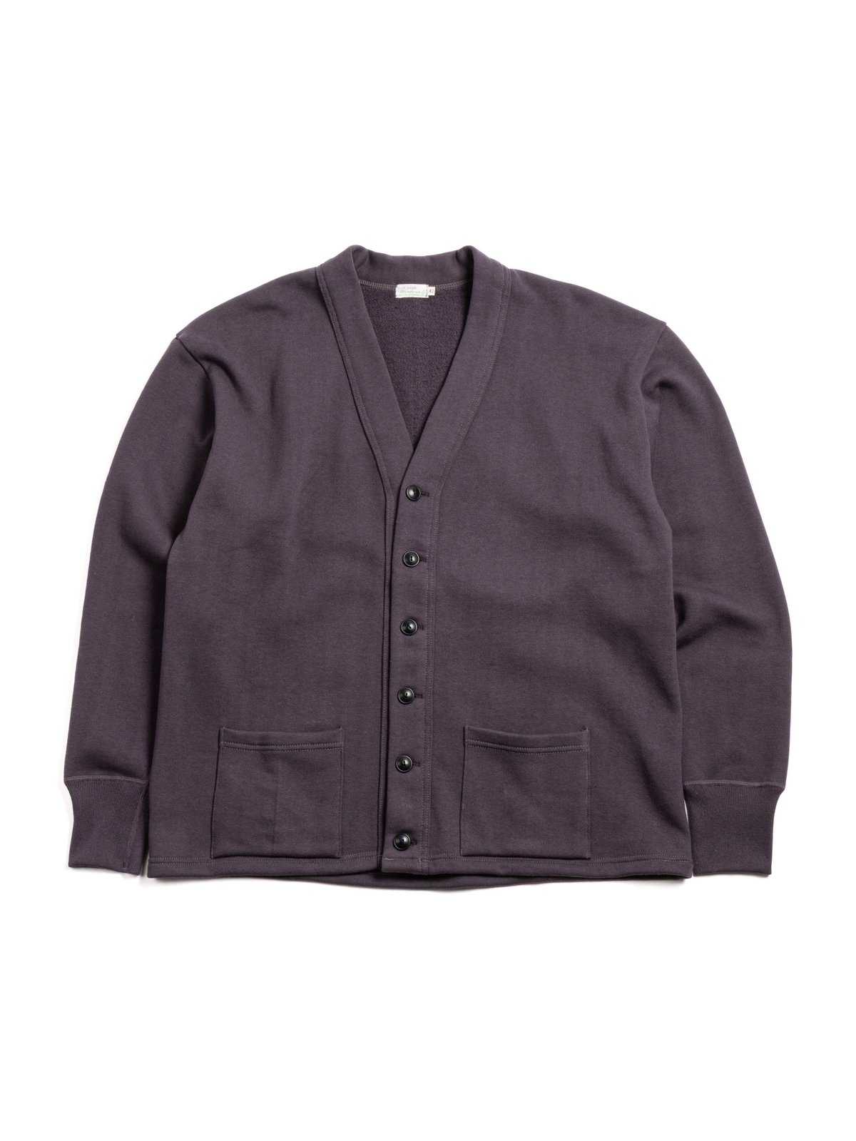 (LOT 498) 4&ndash;NEDDLE SWEAT CARDIGAN DK. NAVY - Image 1