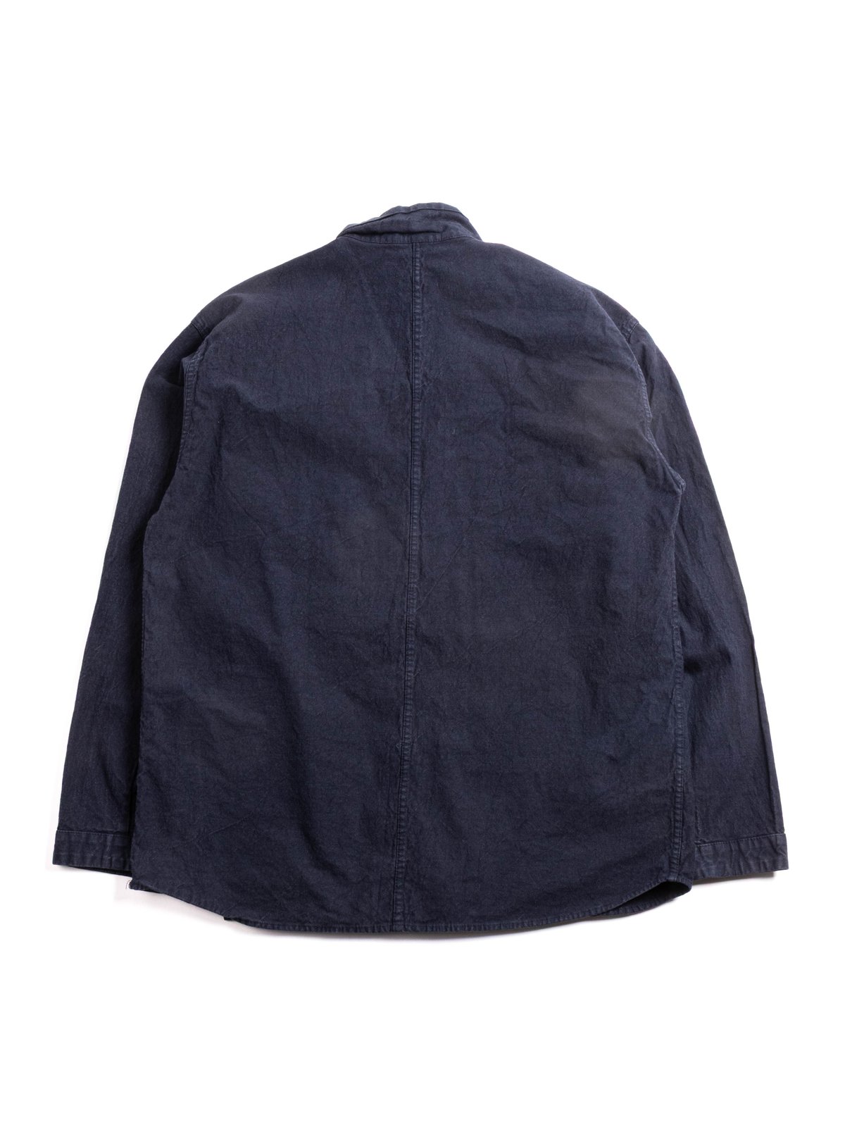 TYPE 401 PLEAT POCKET SHIRT COTTON DROP CLOTH HADAL BLUE - Image 4