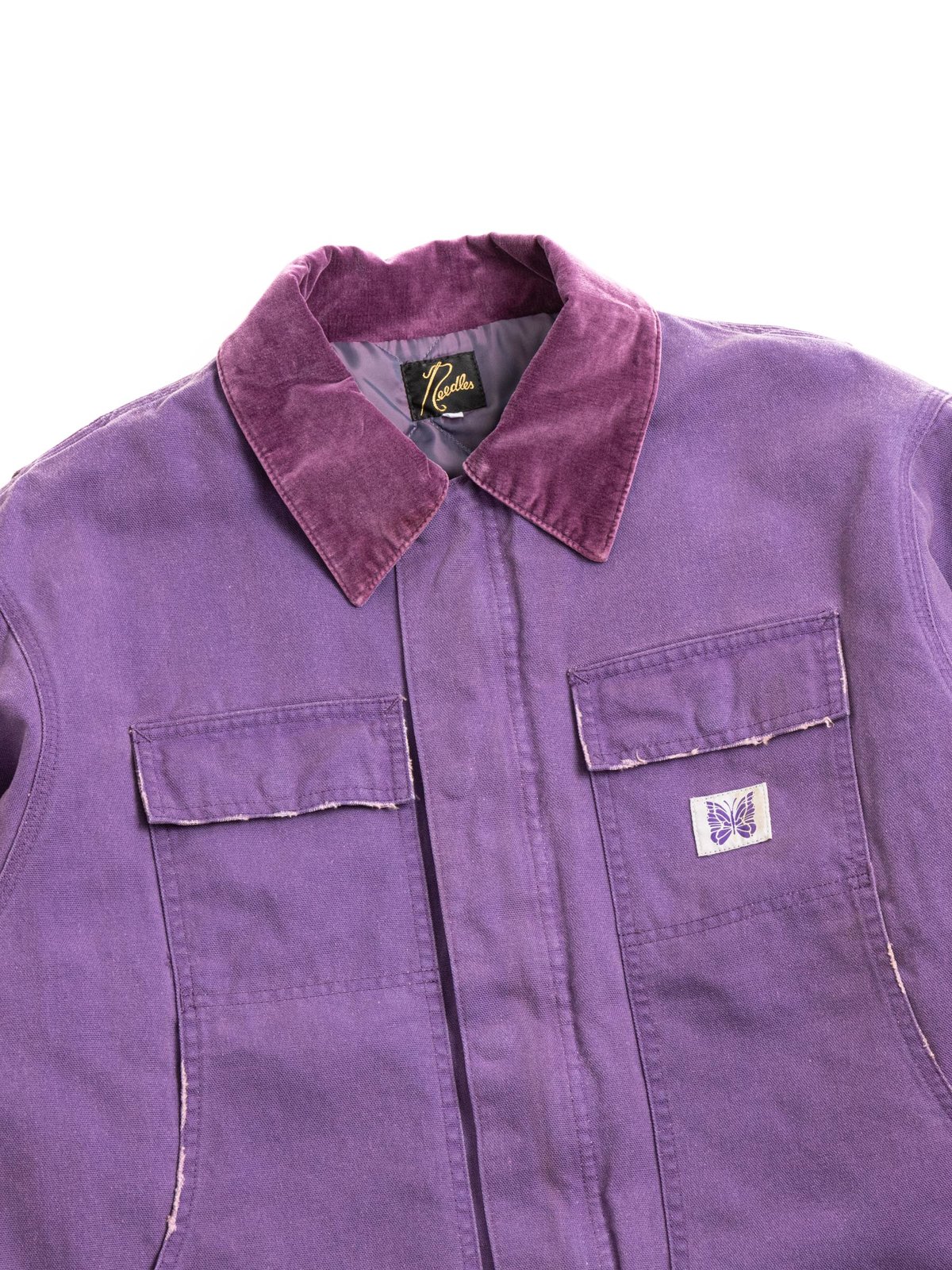 NEEDLES LUMBERJACK COAT 11OZ COTTON PURPLE - Image 2