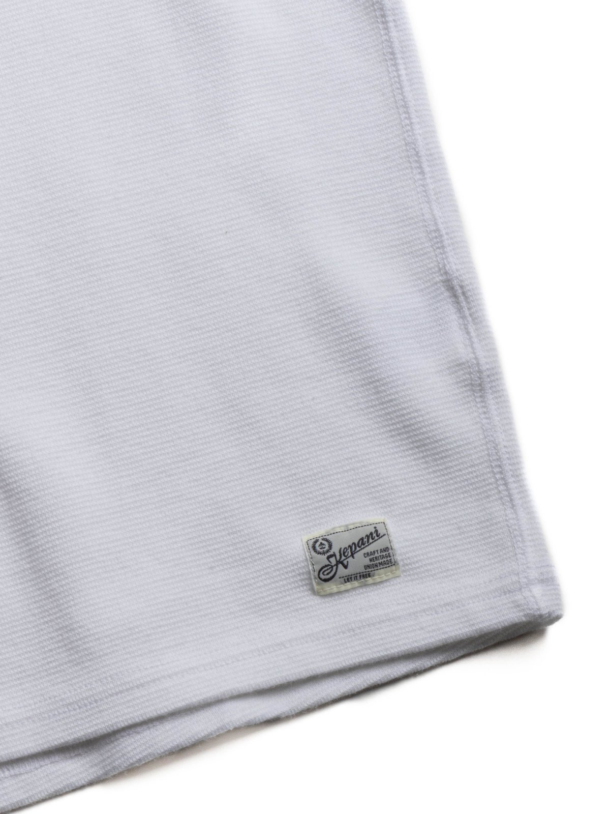 (KP9901MS) RAFFIA SPUN RIB SHORT SLEEVE T&ndash;SHIRT WHITE - Image 3